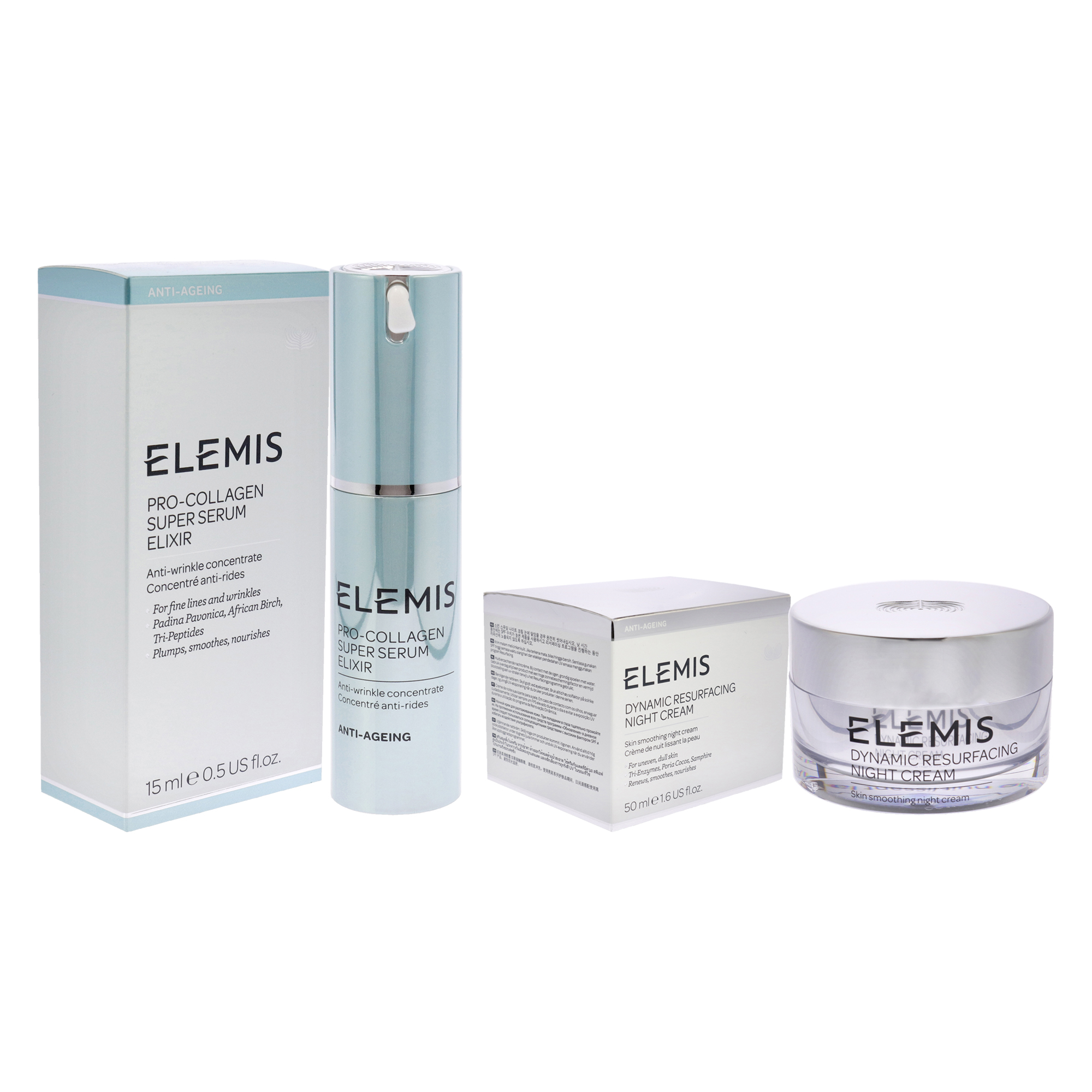 Foto 4 pulgar | Set De Cuidado De La Piel Elemis Dynamic Pro Collagen Serum Elixir Women - Venta Internacional.