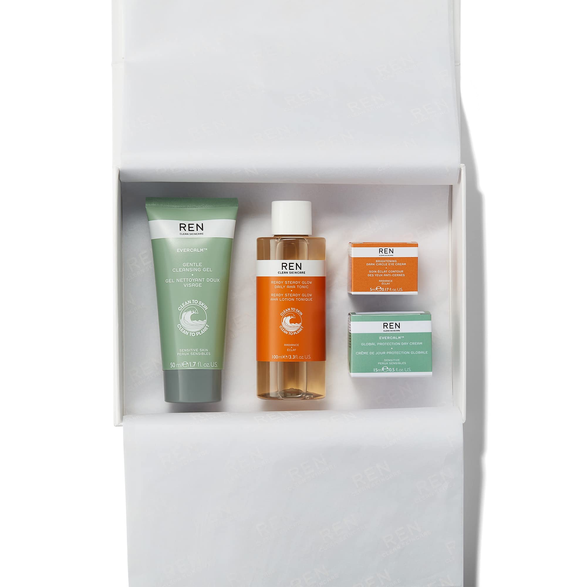 Foto 4 pulgar | Set De Regalo Para El Cuidado De La Piel Ren Clean Skincare Celebra Tu Piel - Venta Internacional.