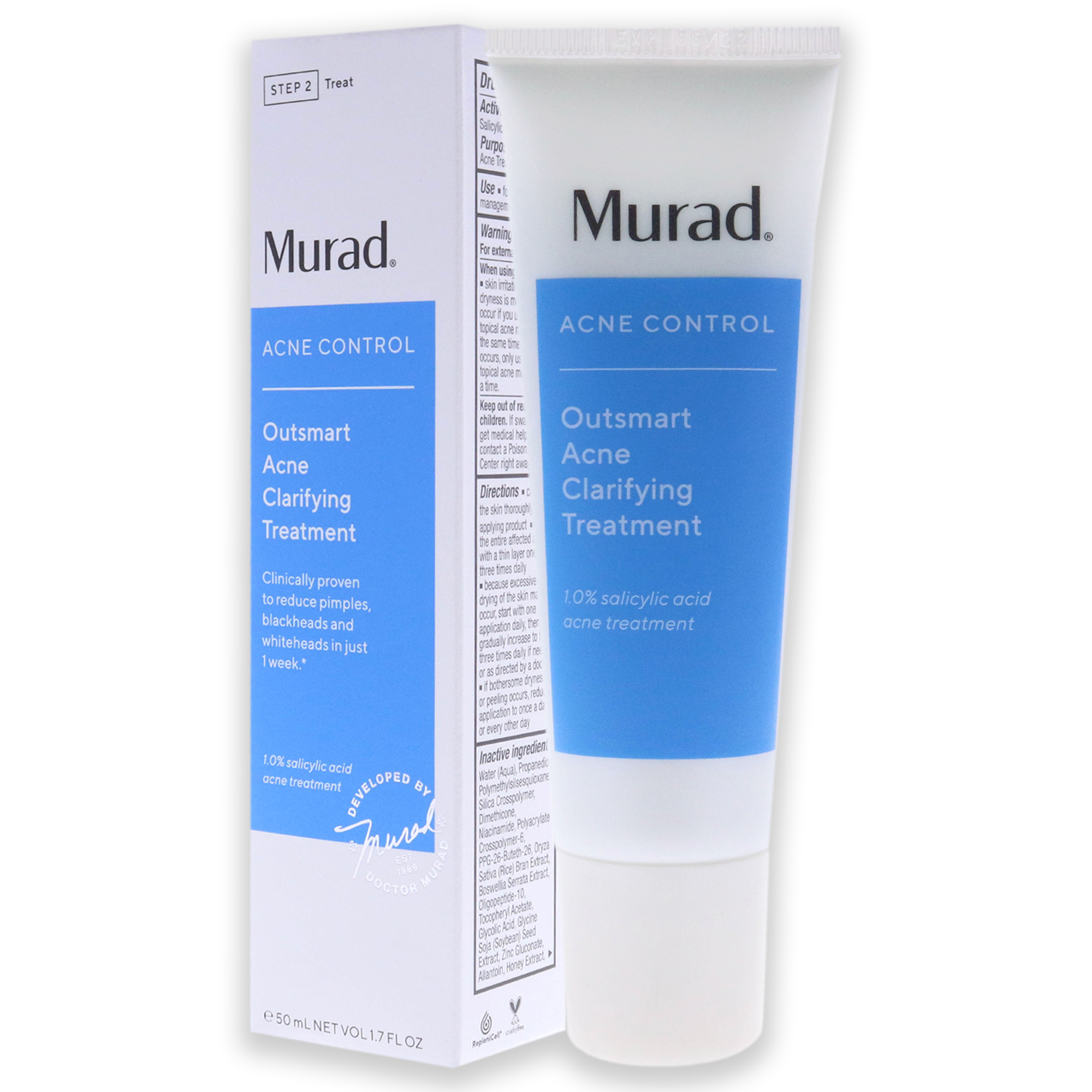 Foto 5 pulgar | Tratamiento Aclarante Murad Outsmart Acne, 50 Ml, Unisex - Venta Internacional.