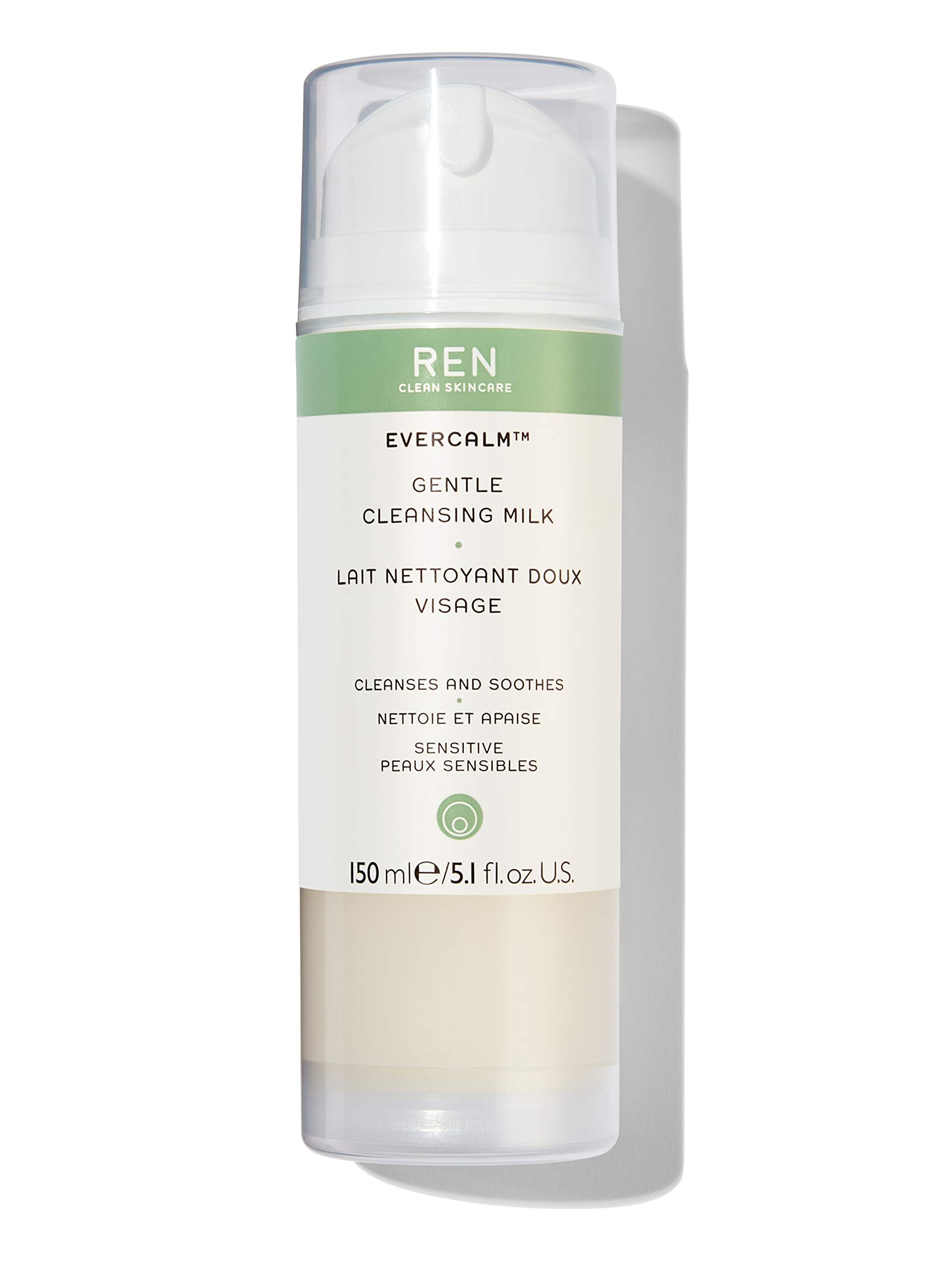 Foto 2 pulgar | Leche Limpiadora Ren Clean Skincare Evercalm Gentle 150 Ml - Venta Internacional.