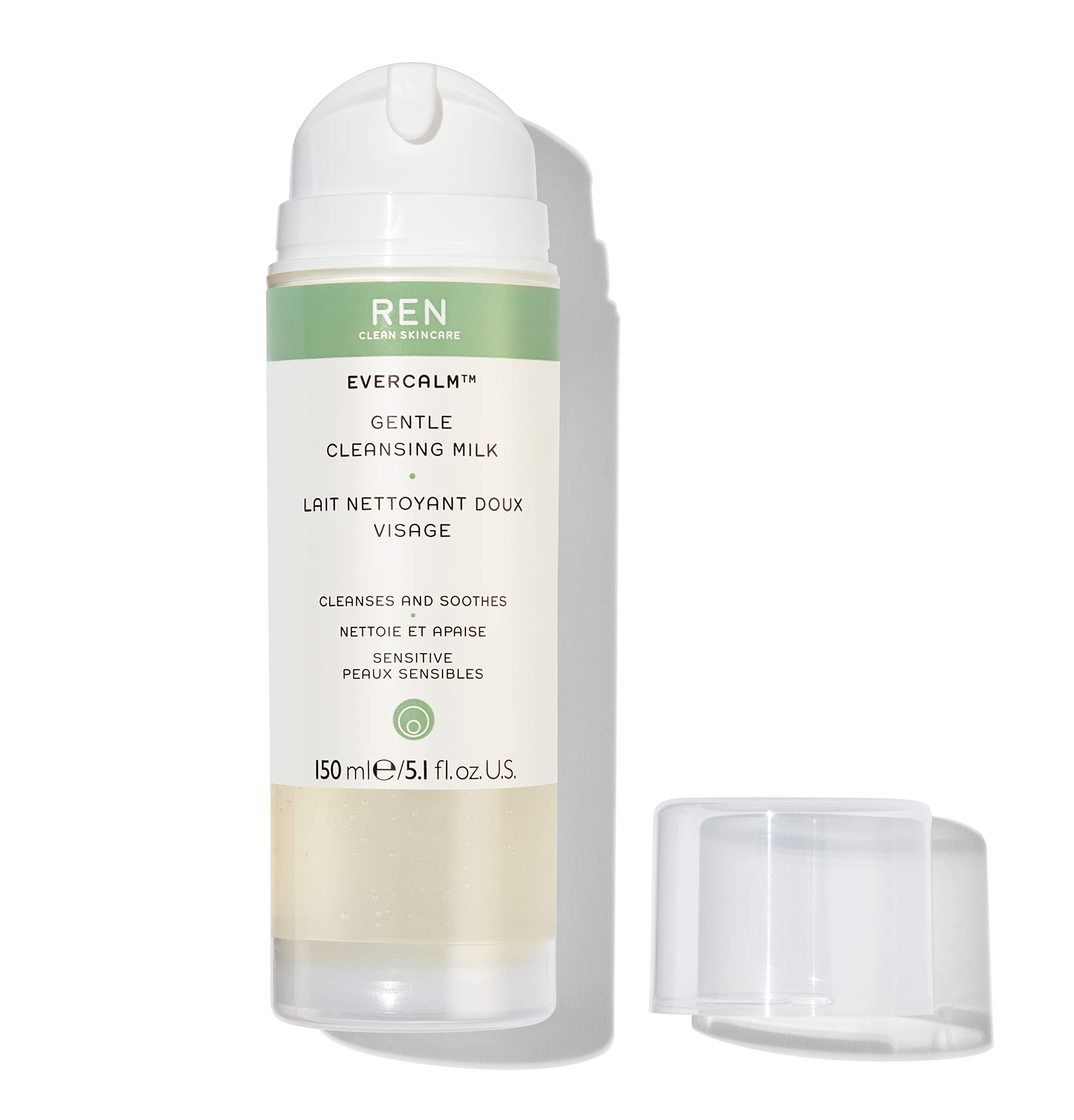 Foto 8 pulgar | Leche Limpiadora Ren Clean Skincare Evercalm Gentle 150 Ml - Venta Internacional.