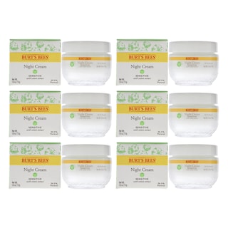Foto 1 | Crema De Noche Burts Bees Sensitive, Unisex, 53 Ml, Paquete De 6 - Venta Internacional.