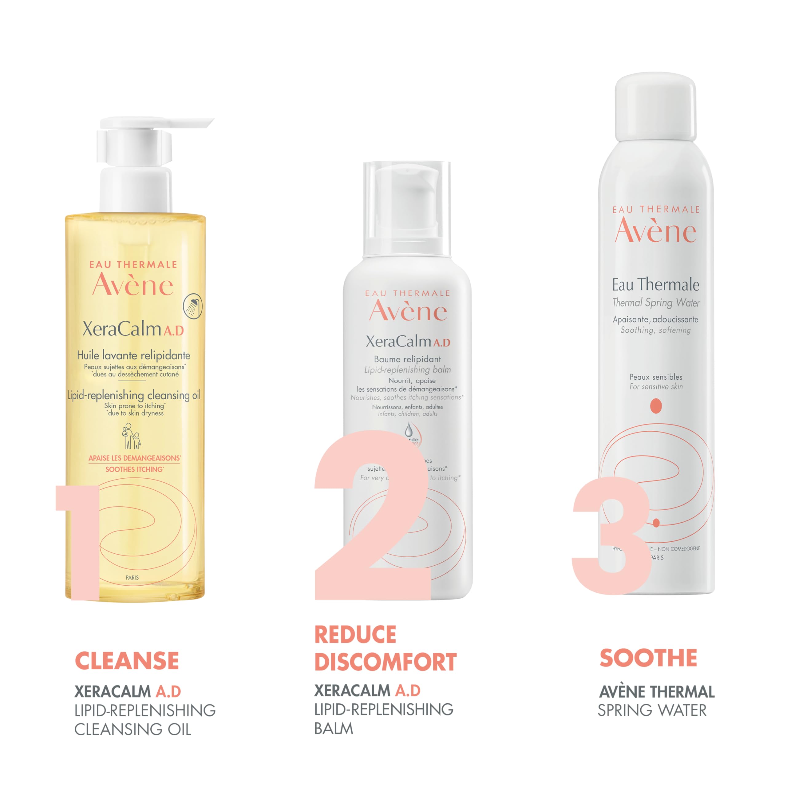 Foto 4 | Bálsamo Regenerador De Lípidos Eau Thermale Avène Xeracalm A.d 400 Ml - Venta Internacional.