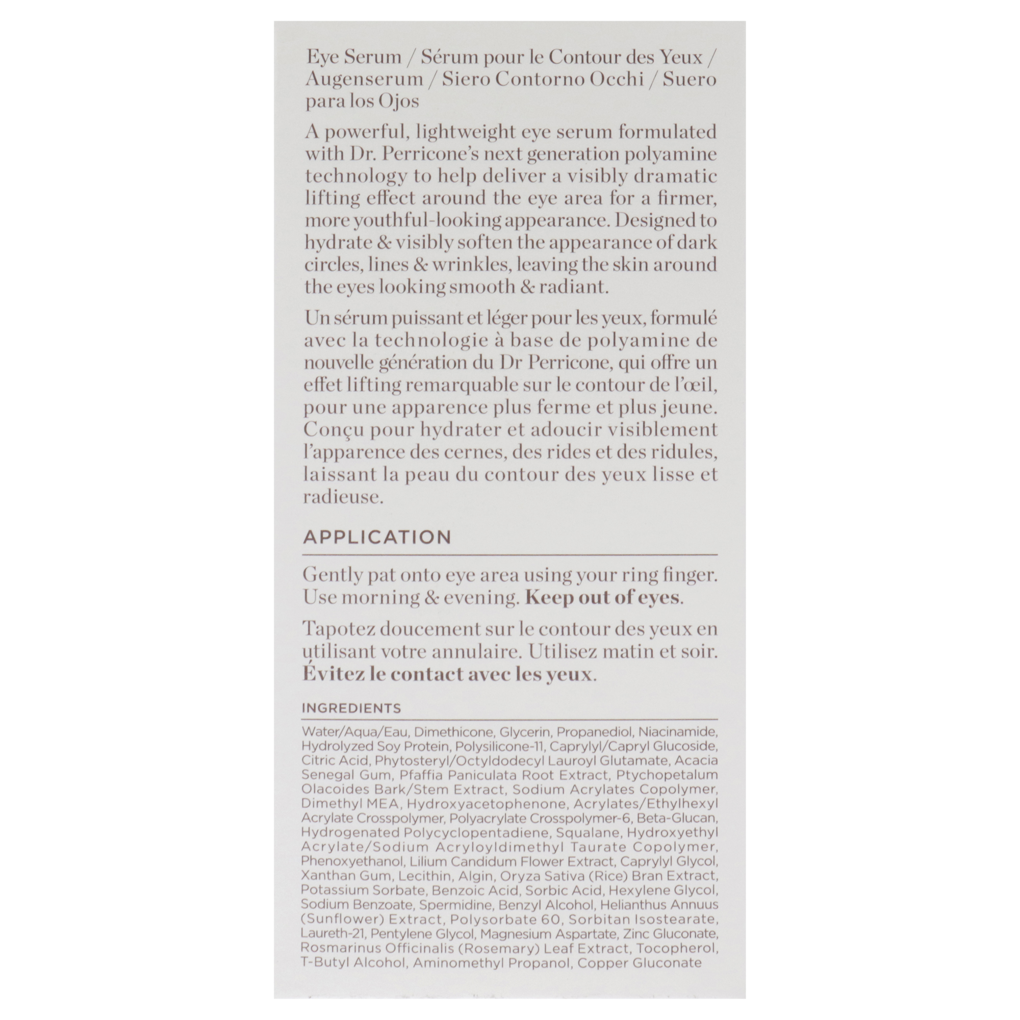 Foto 7 pulgar | Sérum Para Ojos Perricone Md De Alta Potencia Para El Crecimiento, 15 Ml, Unisex - Venta Internacional.