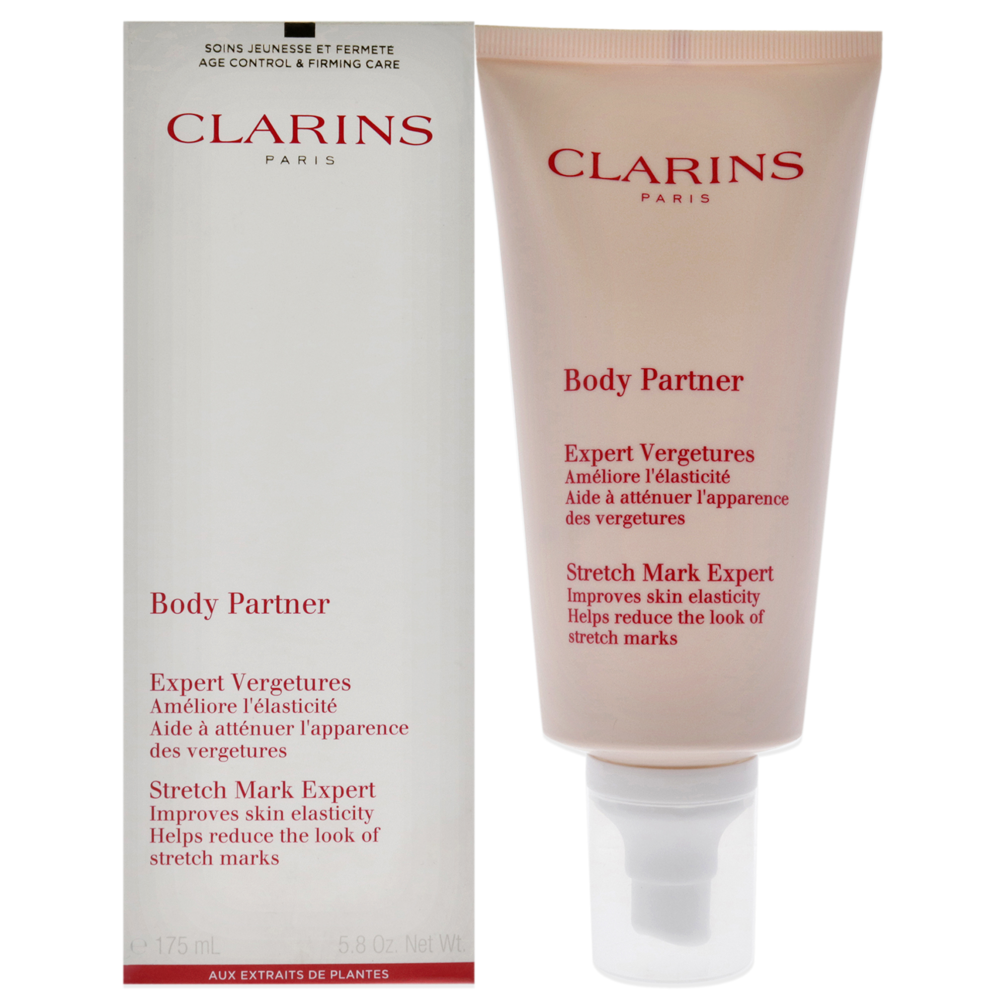 Foto 2 pulgar | Crema Para Estrías Clarins Body Partner Expert 171 Ml - Venta Internacional.