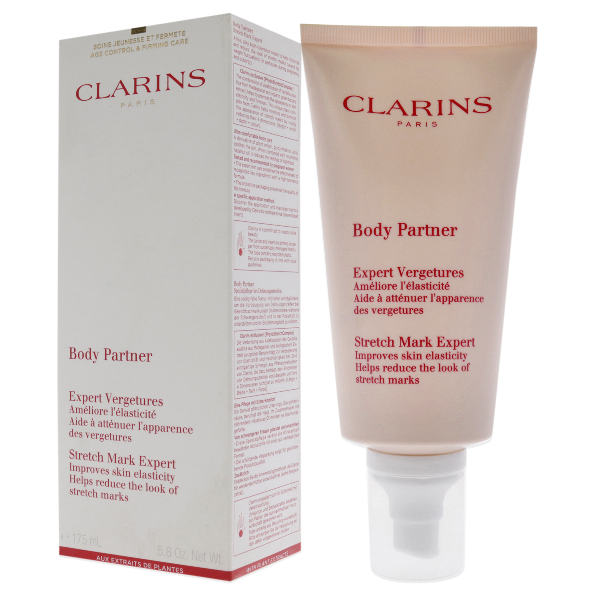 Foto 5 pulgar | Crema Para Estrías Clarins Body Partner Expert 171 Ml - Venta Internacional.