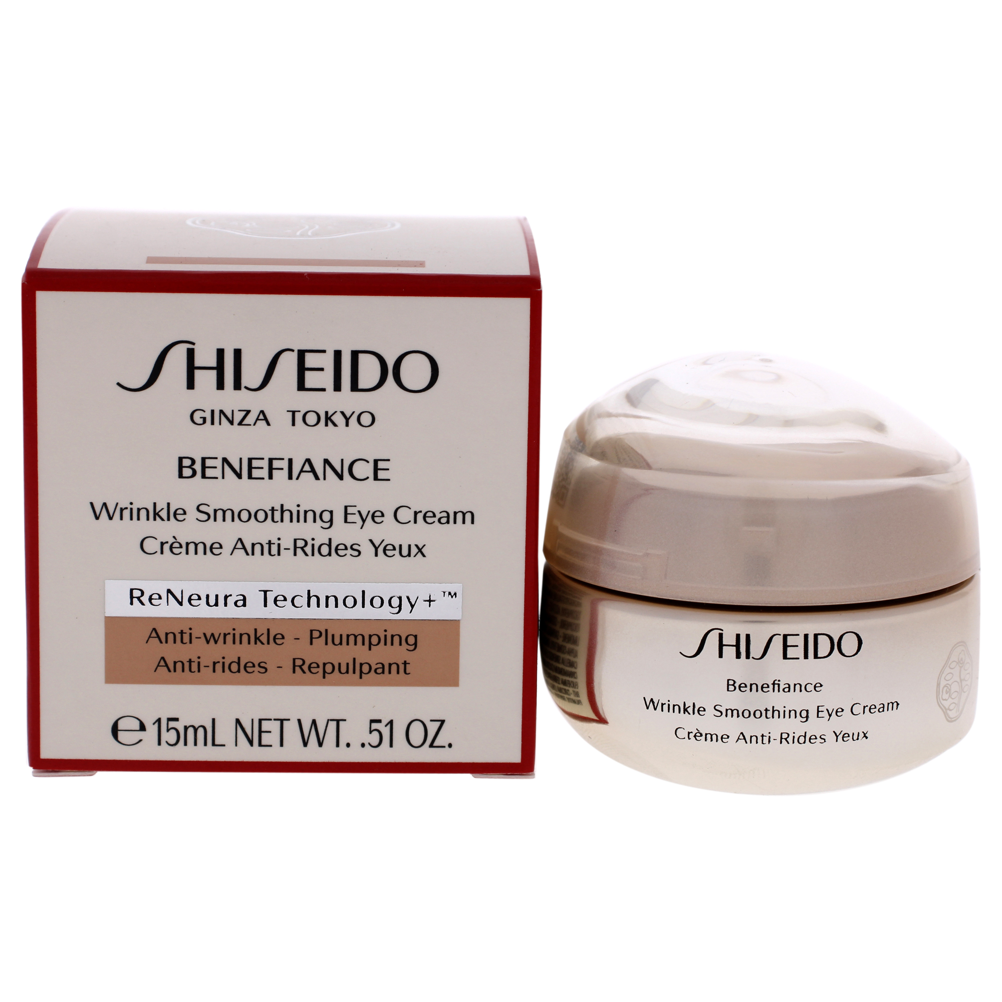 Crema Para Ojos Shiseido Benefiance Wrinkle Smoothing - Venta Internacional.