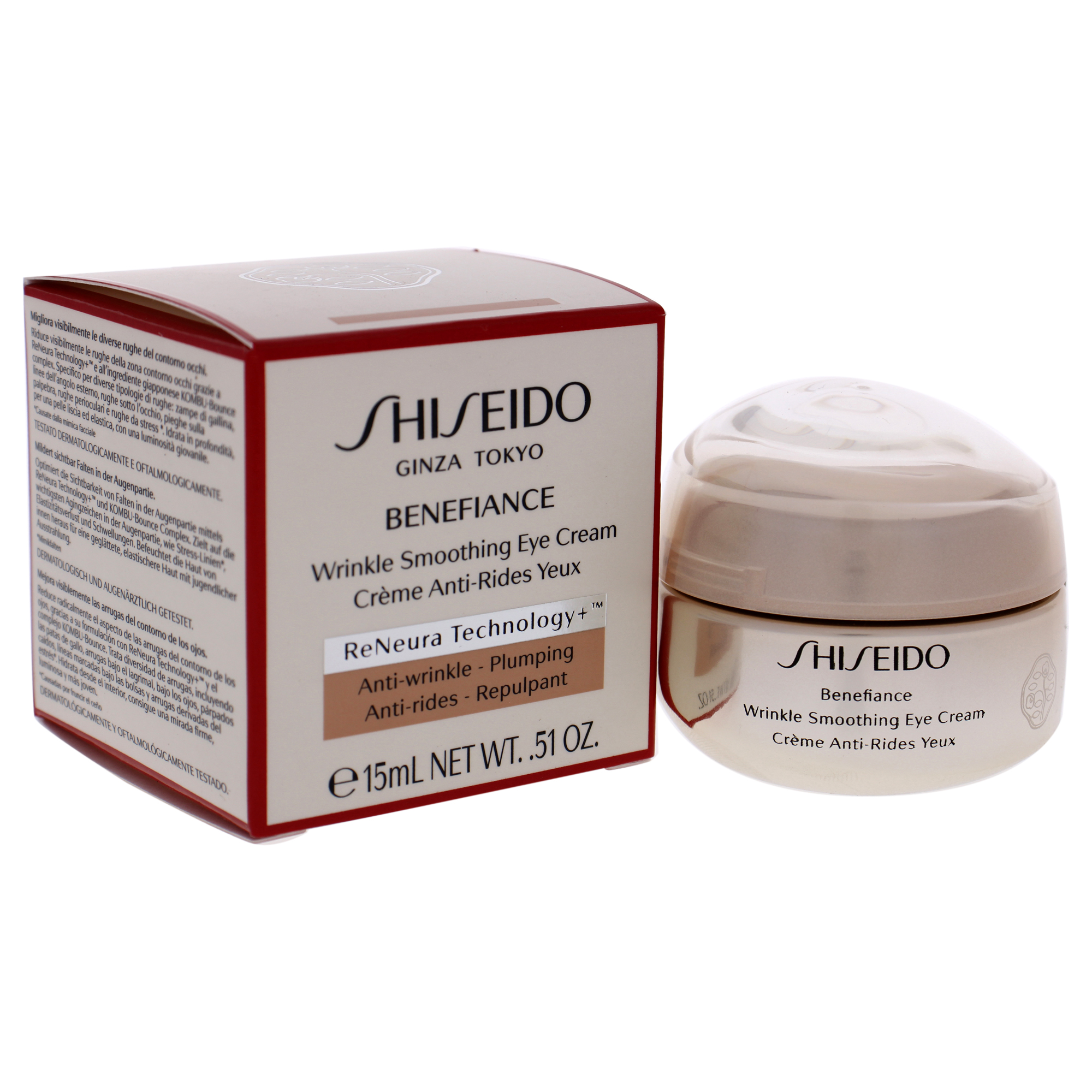 Foto 4 pulgar | Crema Para Ojos Shiseido Benefiance Wrinkle Smoothing - Venta Internacional.