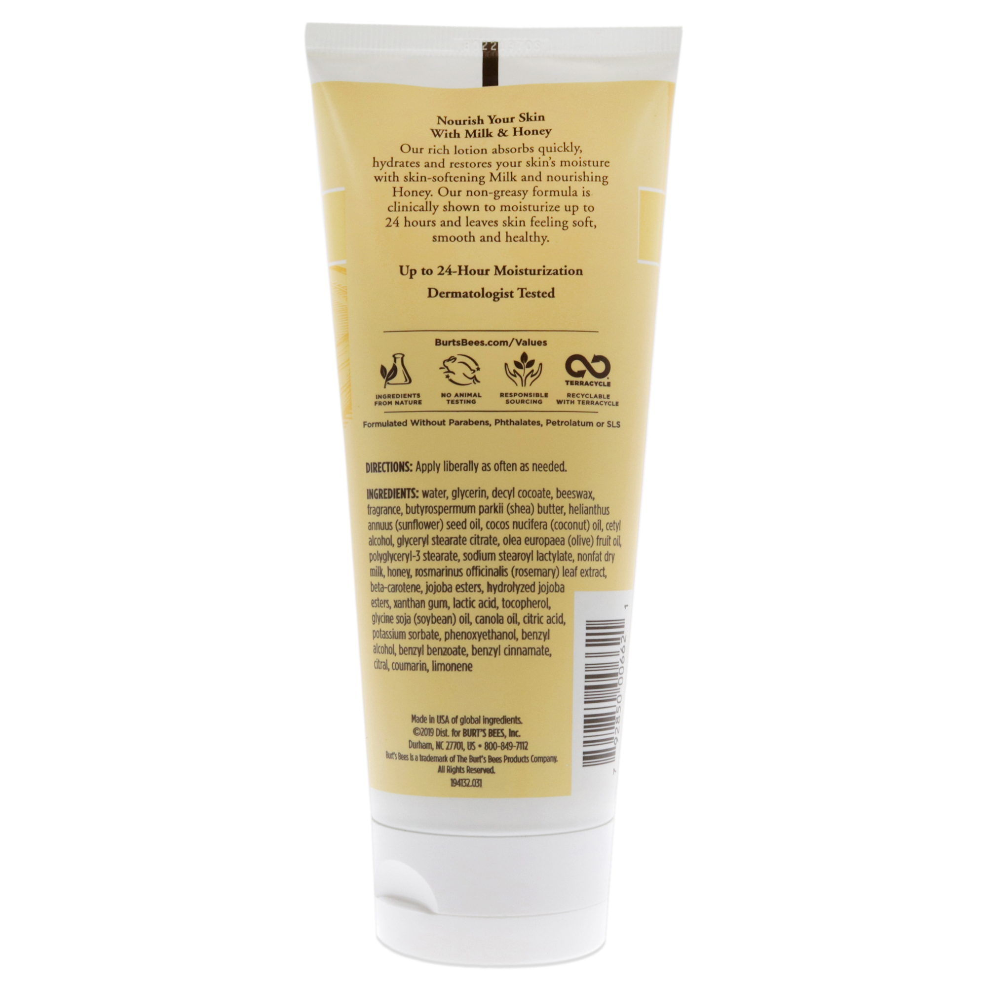 Loción Corporal Burts Bees Milk And Honey Para Unisex, 177 Ml - Venta Internacional.