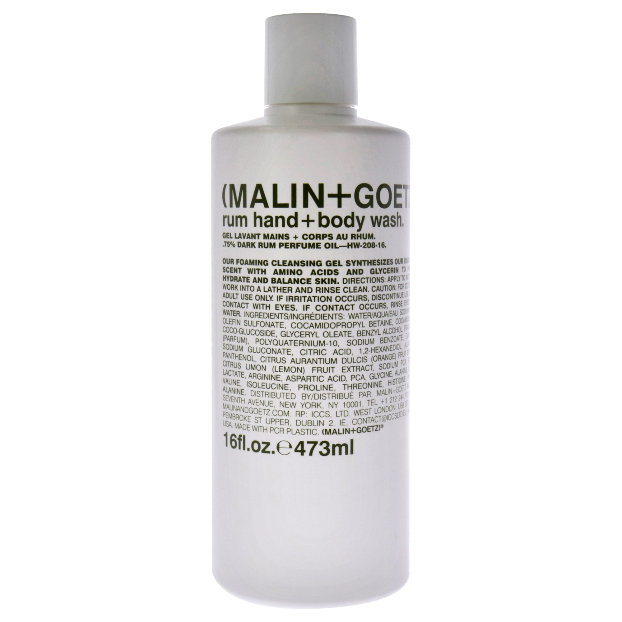 Gel De Baño Malin + Goetz Rum, 473 Ml, Unisex, Con Aroma A Ron Oscuro - Venta Internacional.