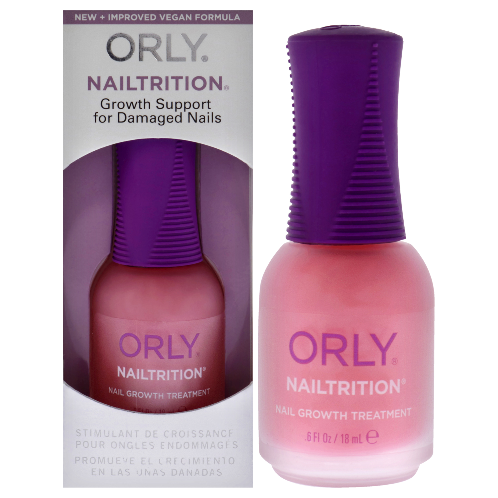 Tratamiento Para El Crecimiento De Uñas Orly Nailtrition Para Mujer, 18 Ml - Venta Internacional.