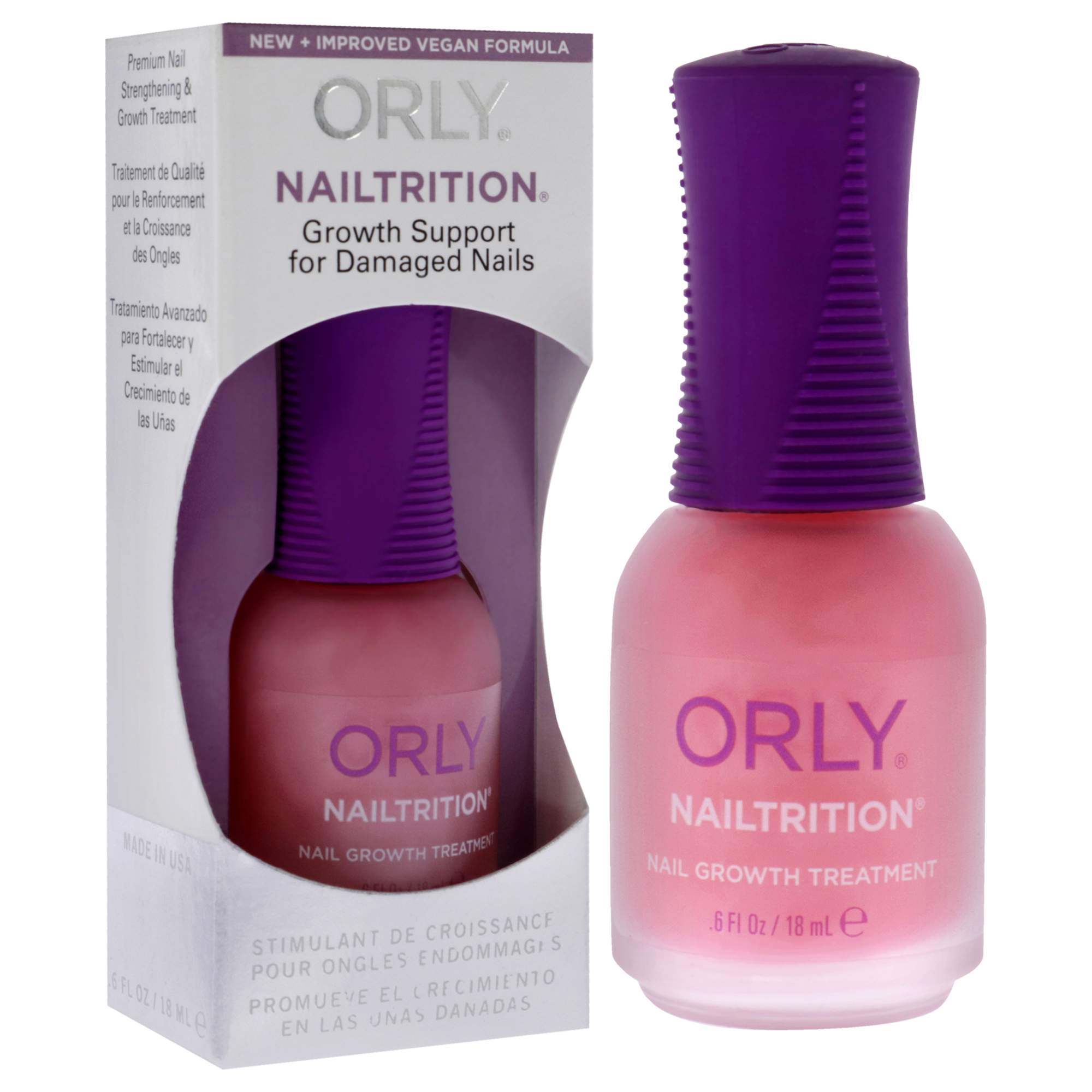 Foto 4 pulgar | Tratamiento Para El Crecimiento De Uñas Orly Nailtrition Para Mujer, 18 Ml - Venta Internacional.