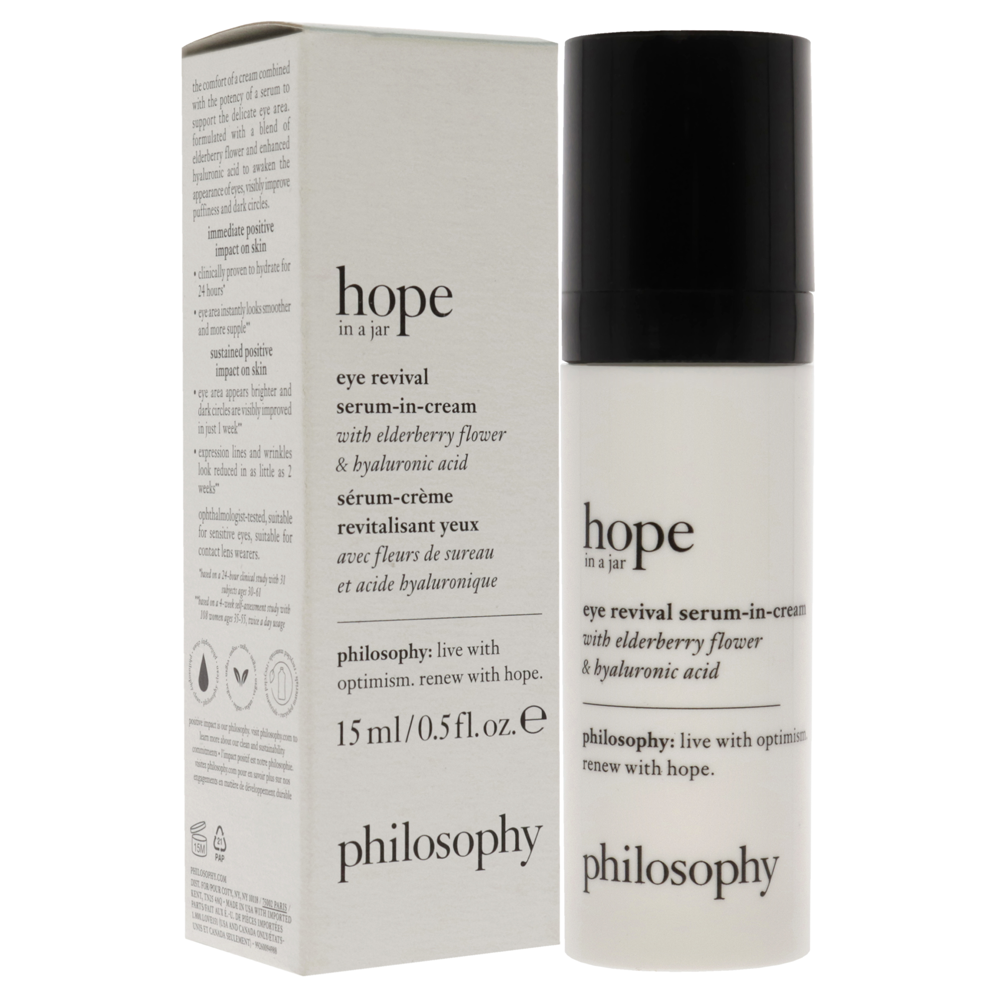 Foto 4 pulgar | Sérum En Crema Philosophy Hope In A Jar Eye Revival 15 Ml - Venta Internacional.