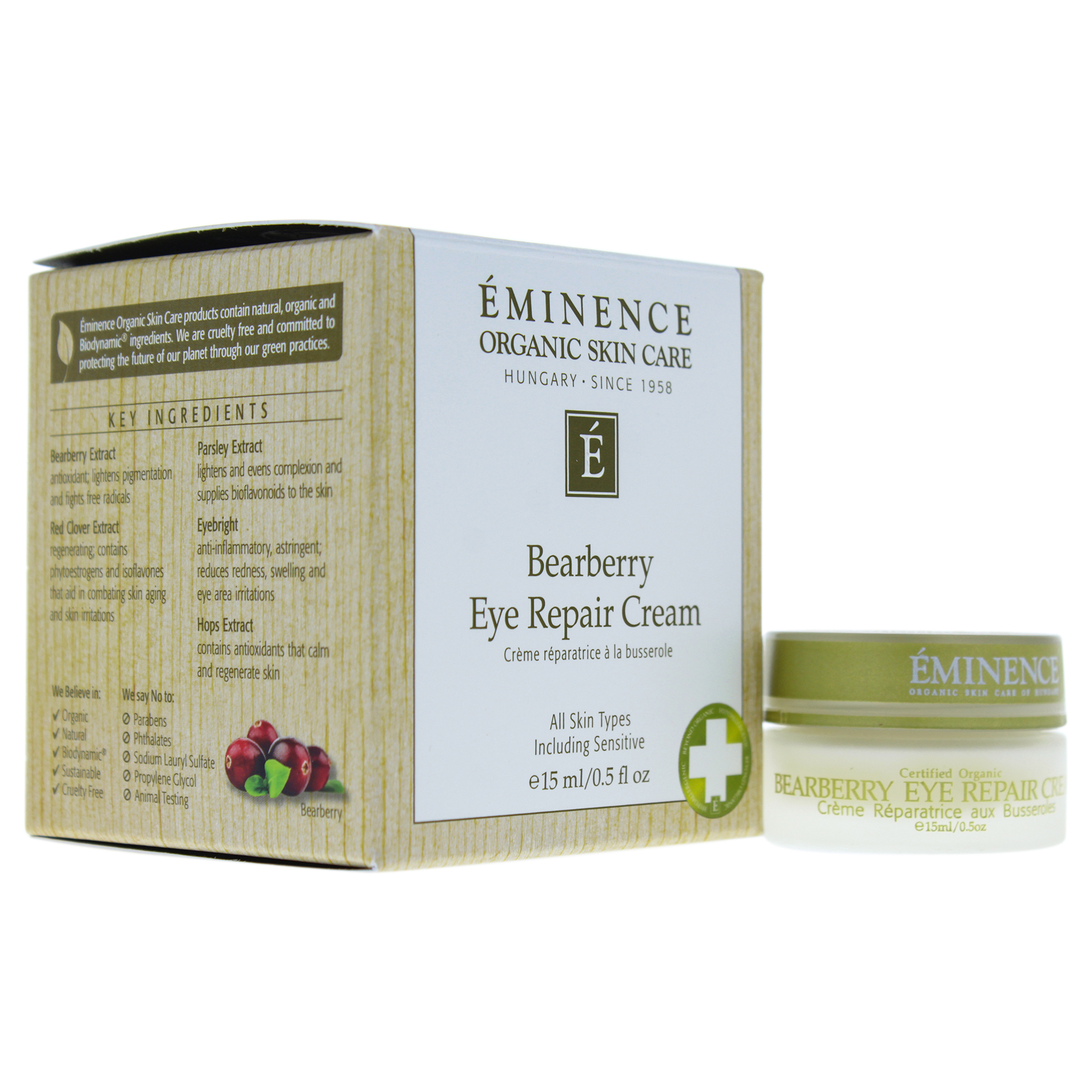 Crema Reparadora De Ojos Eminence Gearberry 15 Ml - Venta Internacional.