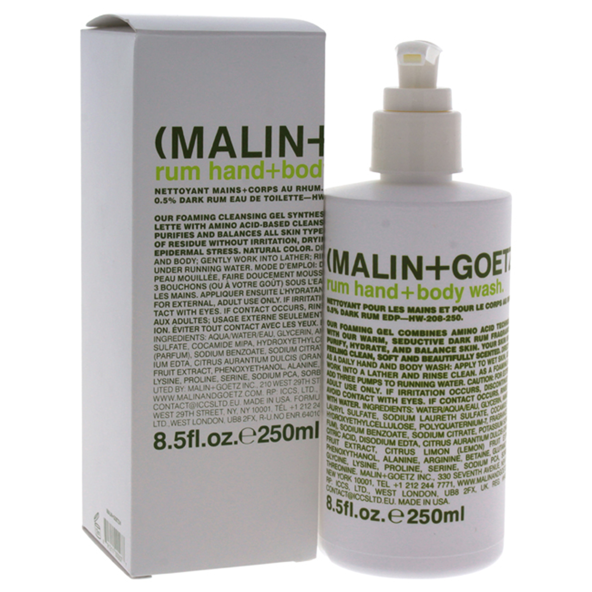 Foto 2 pulgar | Gel De Baño Para Manos Y Cuerpo Rum De Malin + Goetz Para Un - Venta Internacional.