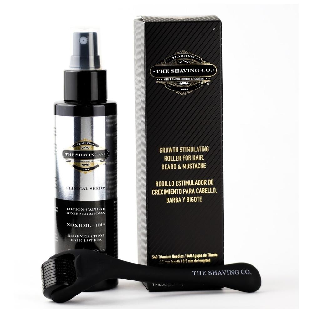 Foto 1 | Kit Loción Capilar Noxidil + Roller Cabello The Shaving Co.
