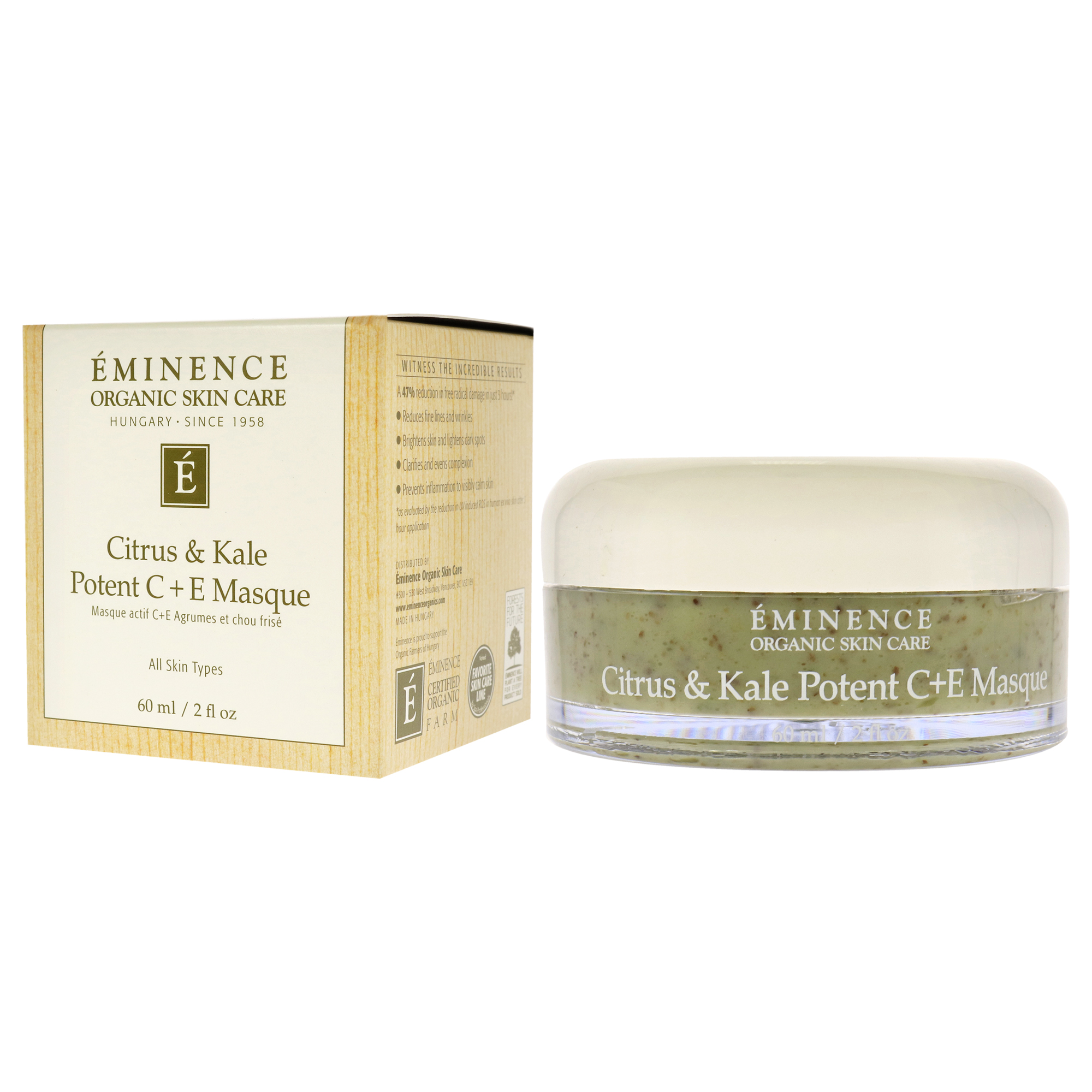 Foto 5 pulgar | Mascarilla Facial Eminence Citrus Kale 60 Ml - Venta Internacional.