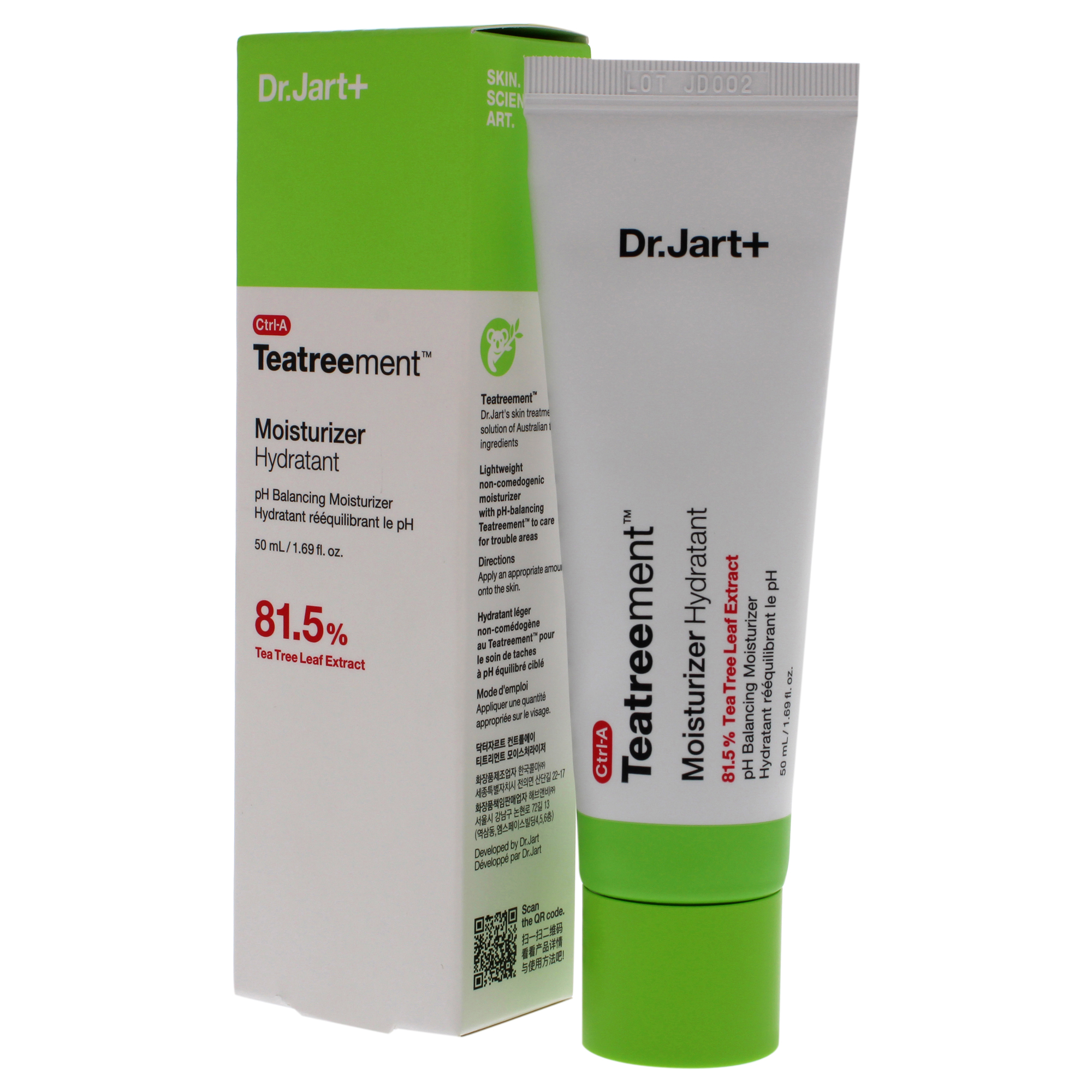 Foto 4 pulgar | Crema Hidratante Dr. Jart+ Ctrl A Teatreement, 50 Ml, Para Todo Tipo De Piel - Venta Internacional.
