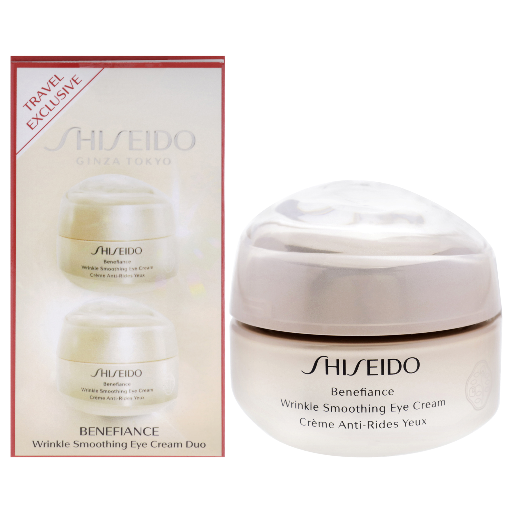 Foto 2 pulgar | Crema De Ojos Duo Shiseido Benefiance Wrinkle Suavizante - Venta Internacional.