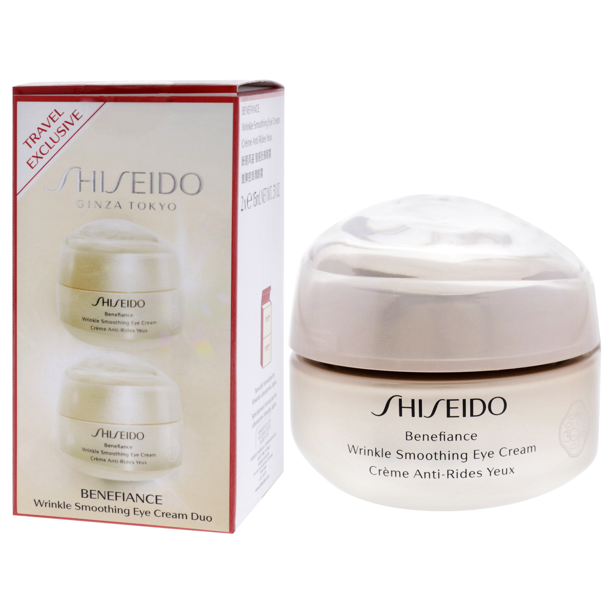 Foto 5 pulgar | Crema De Ojos Duo Shiseido Benefiance Wrinkle Suavizante - Venta Internacional.