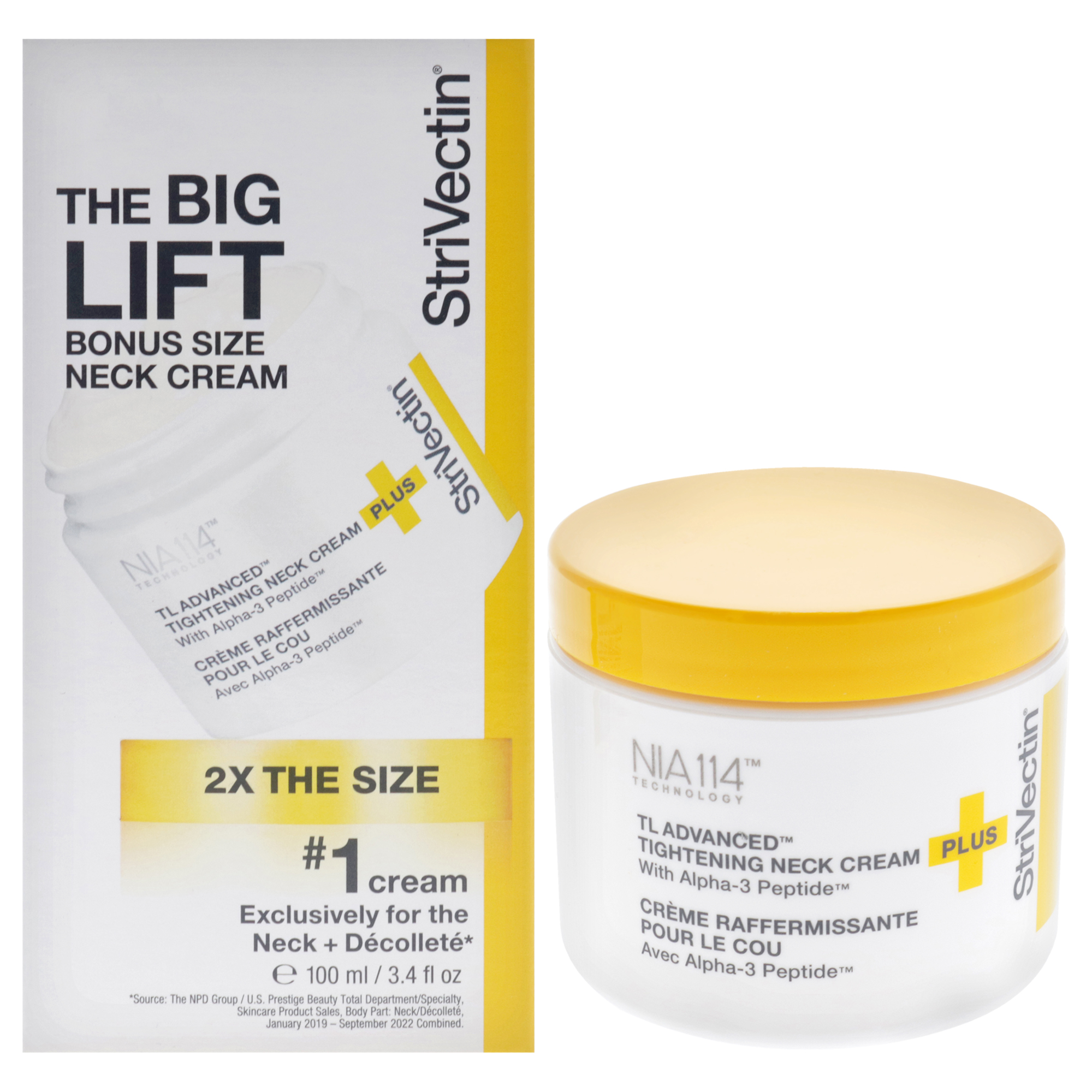 Crema Strivectin Tl Advanced Neck Cream Plus 100 Ml Para Mujeres - Venta Internacional.