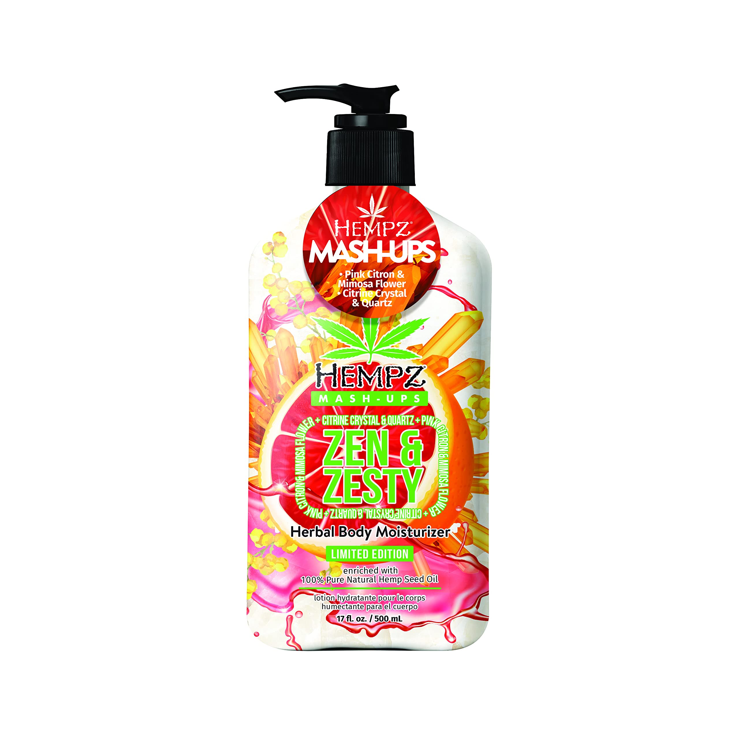 Foto 2 pulgar | Crema Hidratante Corporal Hempz Mash Up! Zen & Zesty, 500 Ml - Venta Internacional.