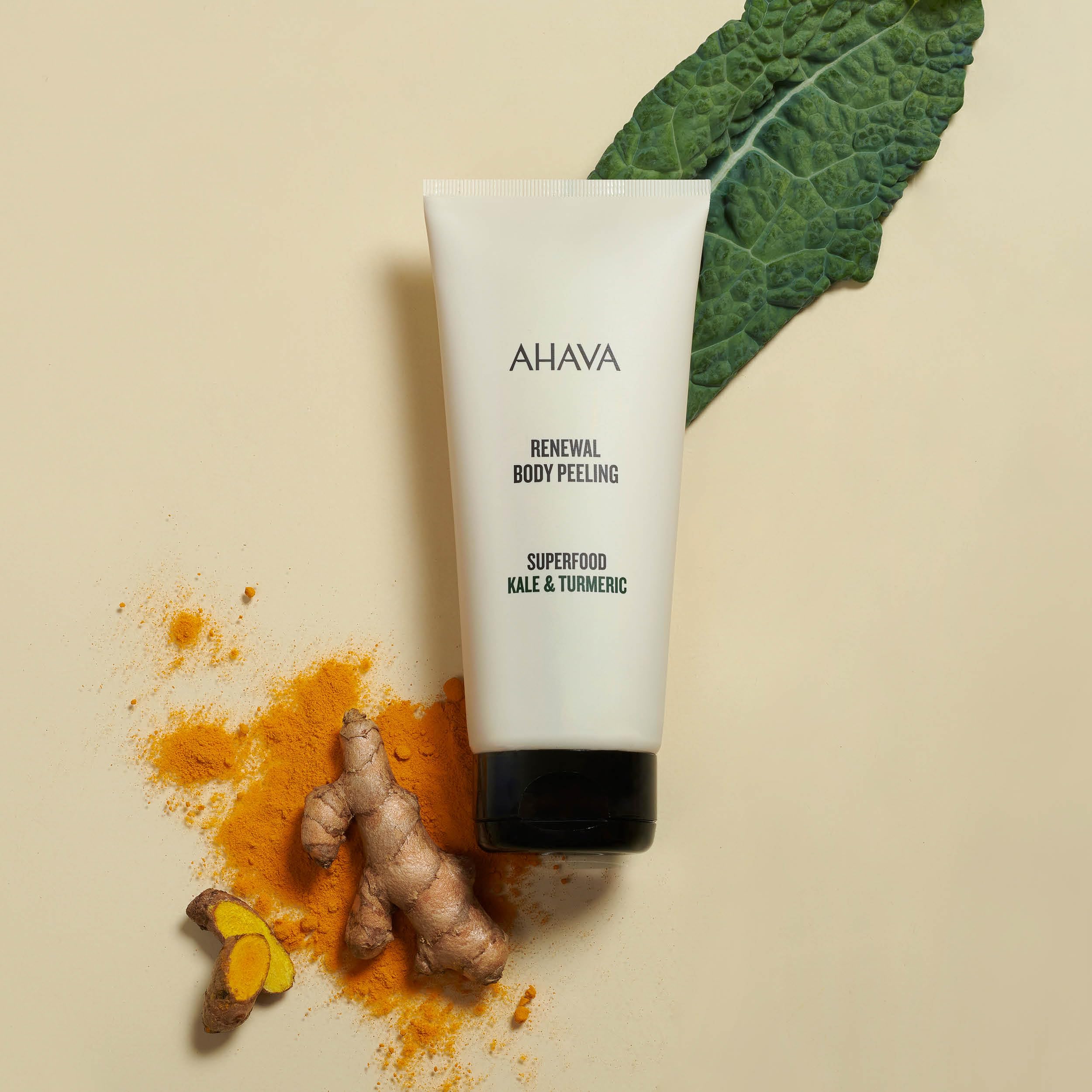 Foto 5 pulgar | Exfoliante Corporal Ahava Superfood, Col Rizada Y Cúrcuma, 200 Ml, Antienvejecimiento - Venta Internacional.