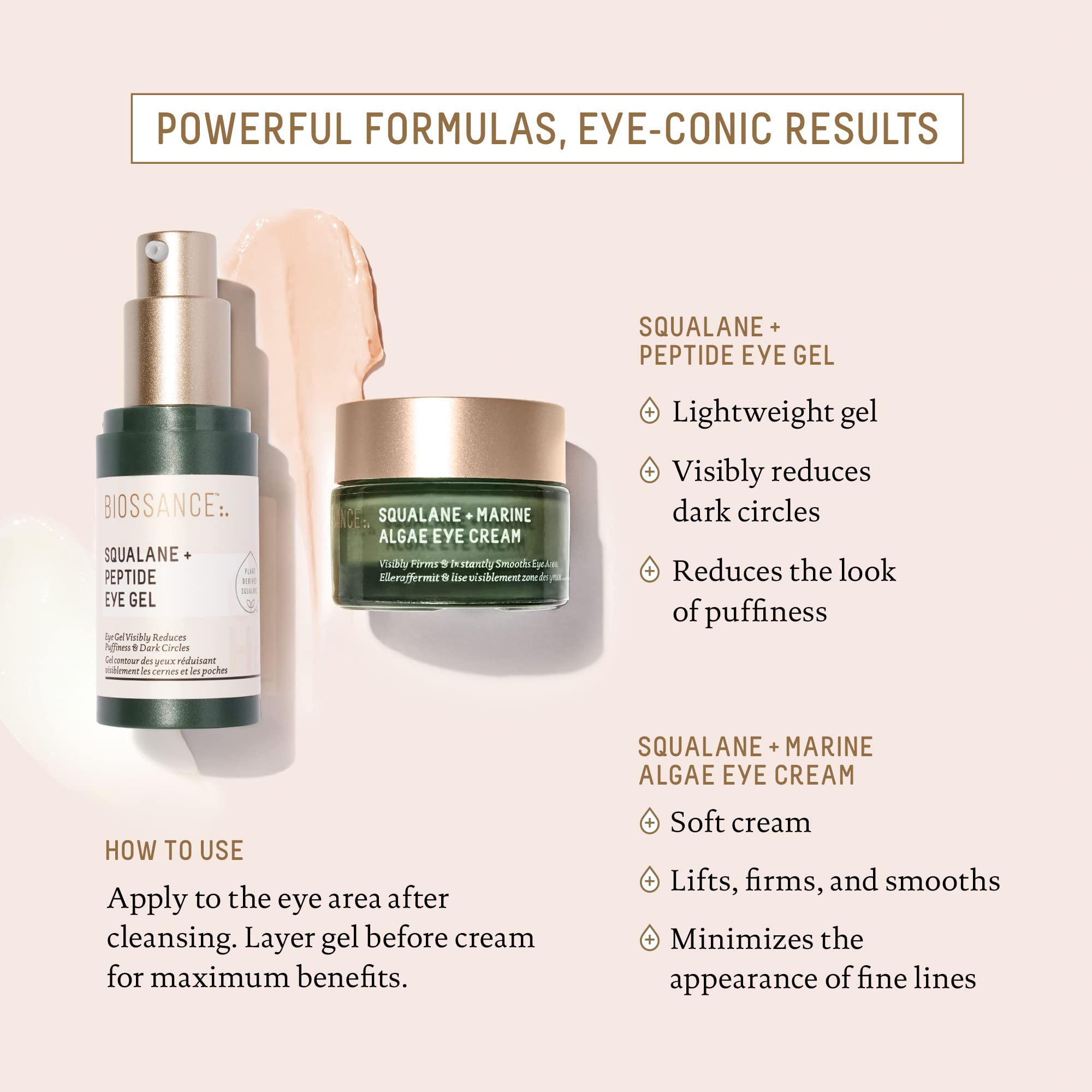 Foto 7 pulgar | Gel Para Ojos Biossance Squalane + Peptide Reduce Las Ojeras, 15 Ml - Venta Internacional.