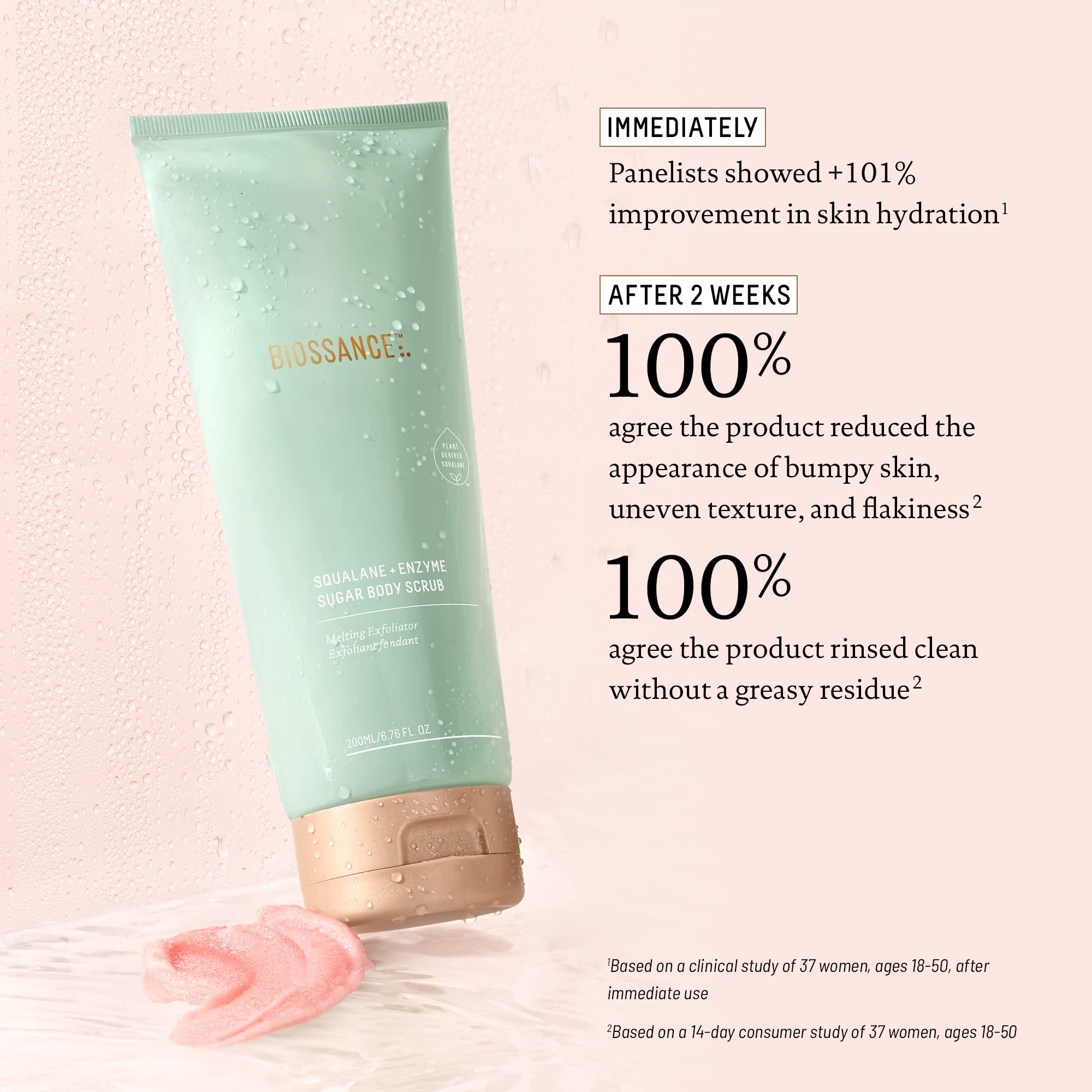 Foto 5 | Exfoliante Corporal Biossance Squalane + Azúcar Enzimático 200 Ml - Venta Internacional.