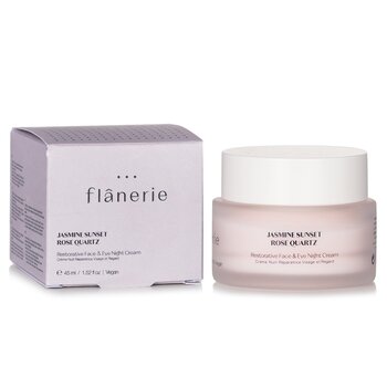 Foto 4 pulgar | Crema De Noche Flanerie Restauradora Para Rostro Y Ojos Con Cuarzo Rosa - Venta Internacional.