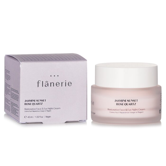 Foto 6 pulgar | Crema De Noche Flanerie Restauradora Para Rostro Y Ojos Con Cuarzo Rosa - Venta Internacional.