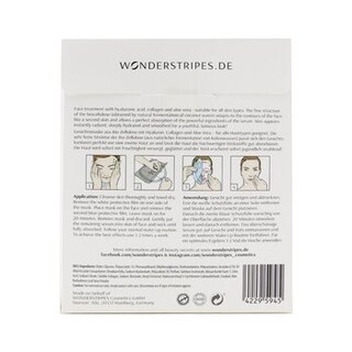 Foto 4 | Mascarilla Facial Wonderstripes Hidratante Booster Biocelulosa - Venta Internacional.