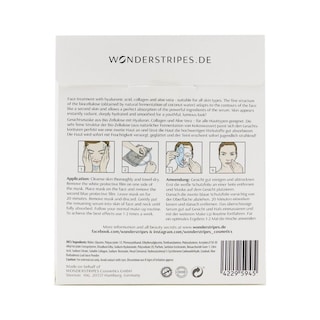Foto 6 | Mascarilla Facial Wonderstripes Hidratante Booster Biocelulosa - Venta Internacional.