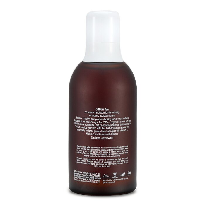 Foto 7 pulgar | Bruma De Aceite Seco Sunless Tan Coola Organic 100 Ml - Venta Internacional.
