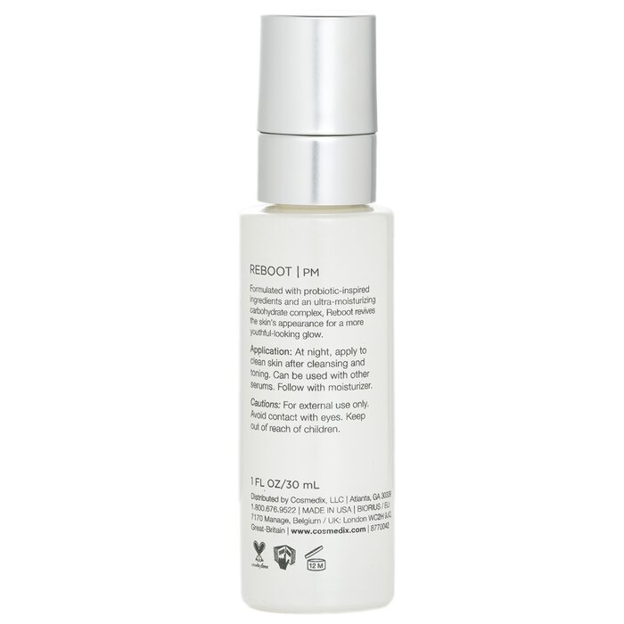 Foto 6 pulgar | Complejo De Hidratación Nocturna Cosmedix Reboot Overnight Serum - Venta Internacional.