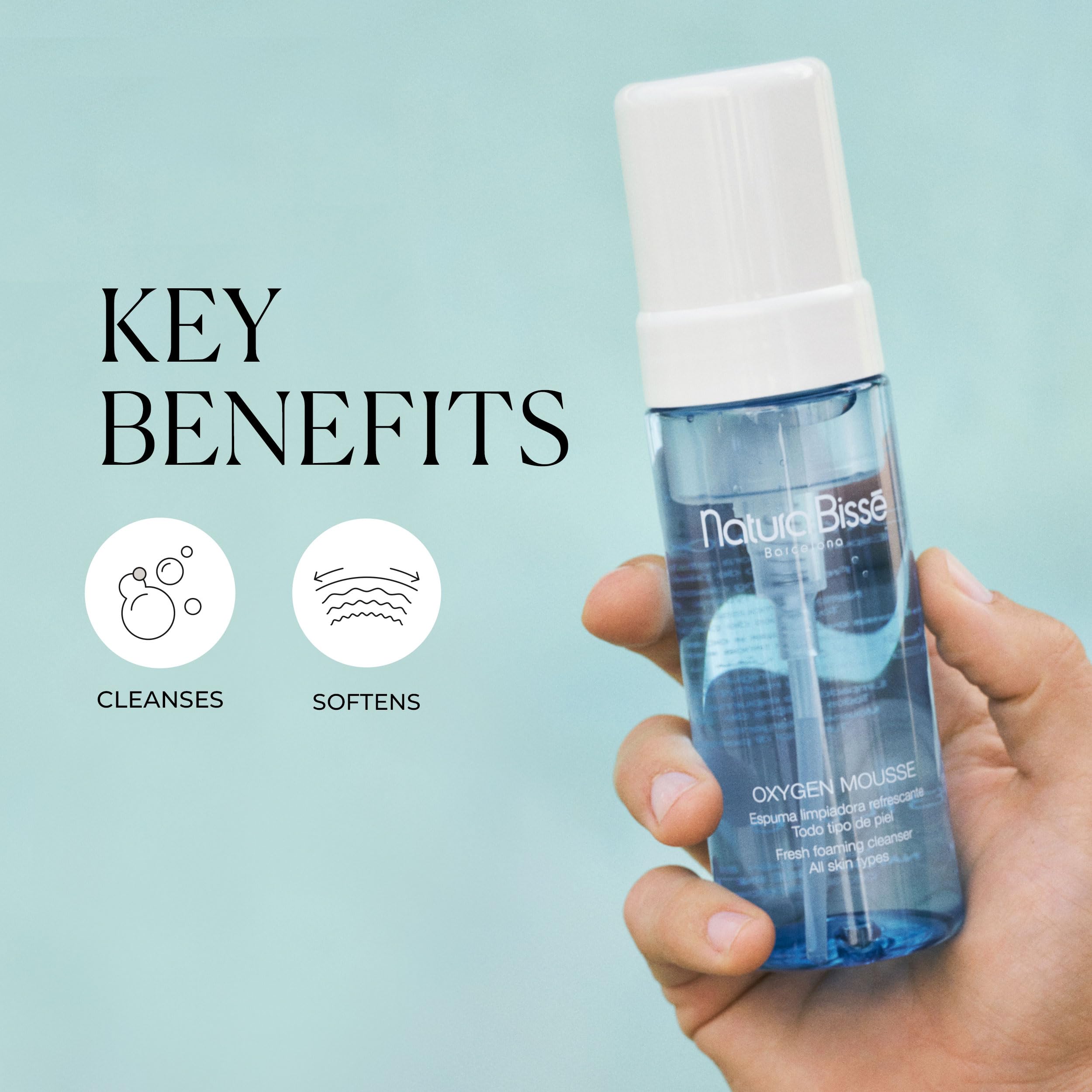 Foto 4 pulgar | Limpiador Espumoso Natura Bissé Oxygen Mousse 150 Ml Para Toda La Piel - Venta Internacional.