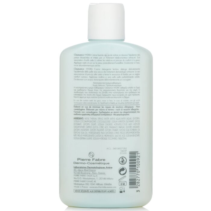 Foto 4 pulgar | Crema Limpiadora Avene Cleanance Hydra, Calmante Y Propensa A Las Imperfecciones - Venta Internacional.