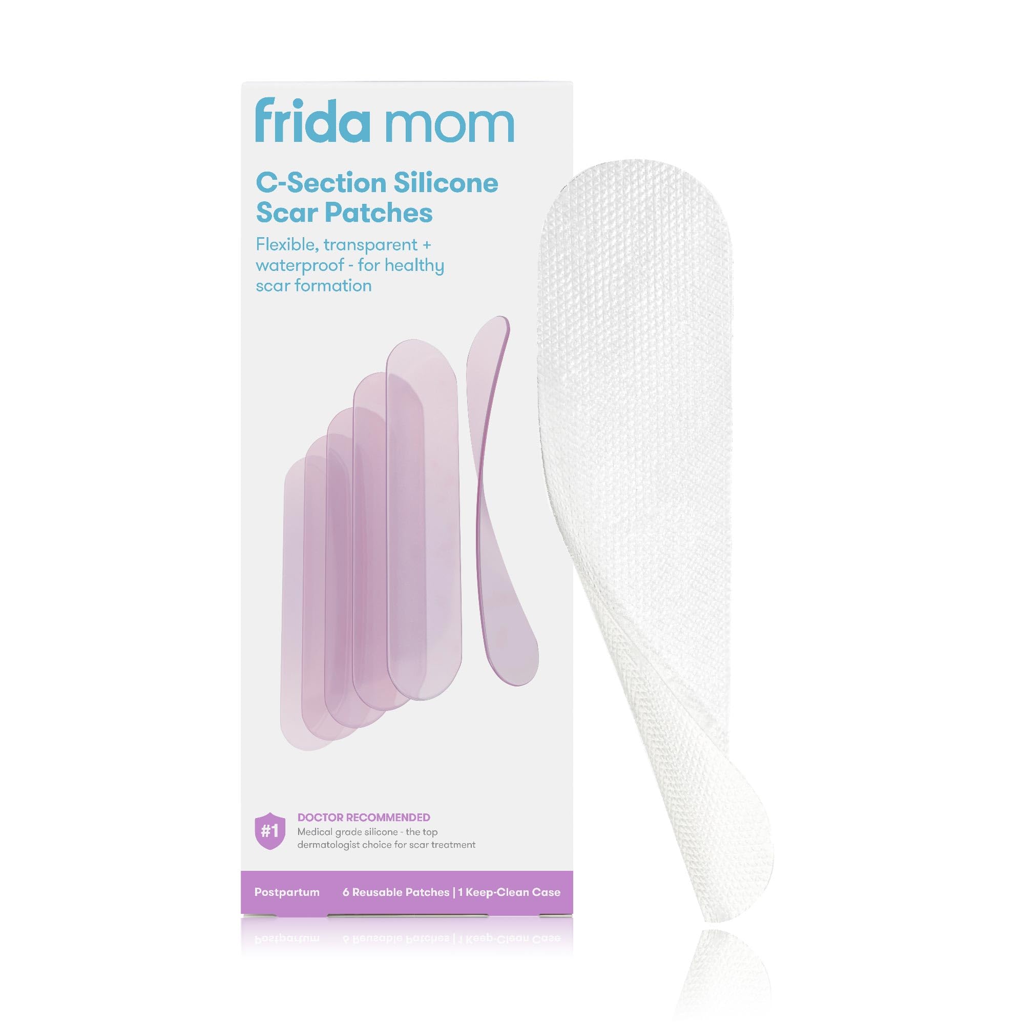 Foto 2 pulgar | Tiras De Silicona Para Cesárea De Frida Mom Scar Patches, 6 Unidades, Con Funda - Venta Internacional.