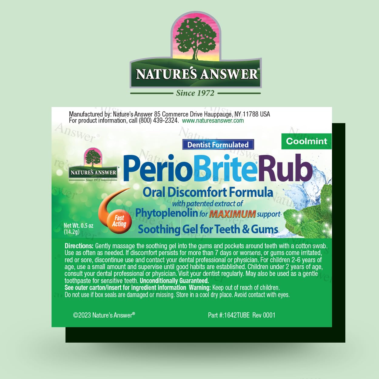 Foto 2 | Crema Tópica Nature's Answer Periorub, 15 Ml (paquete De 3) - Venta Internacional.