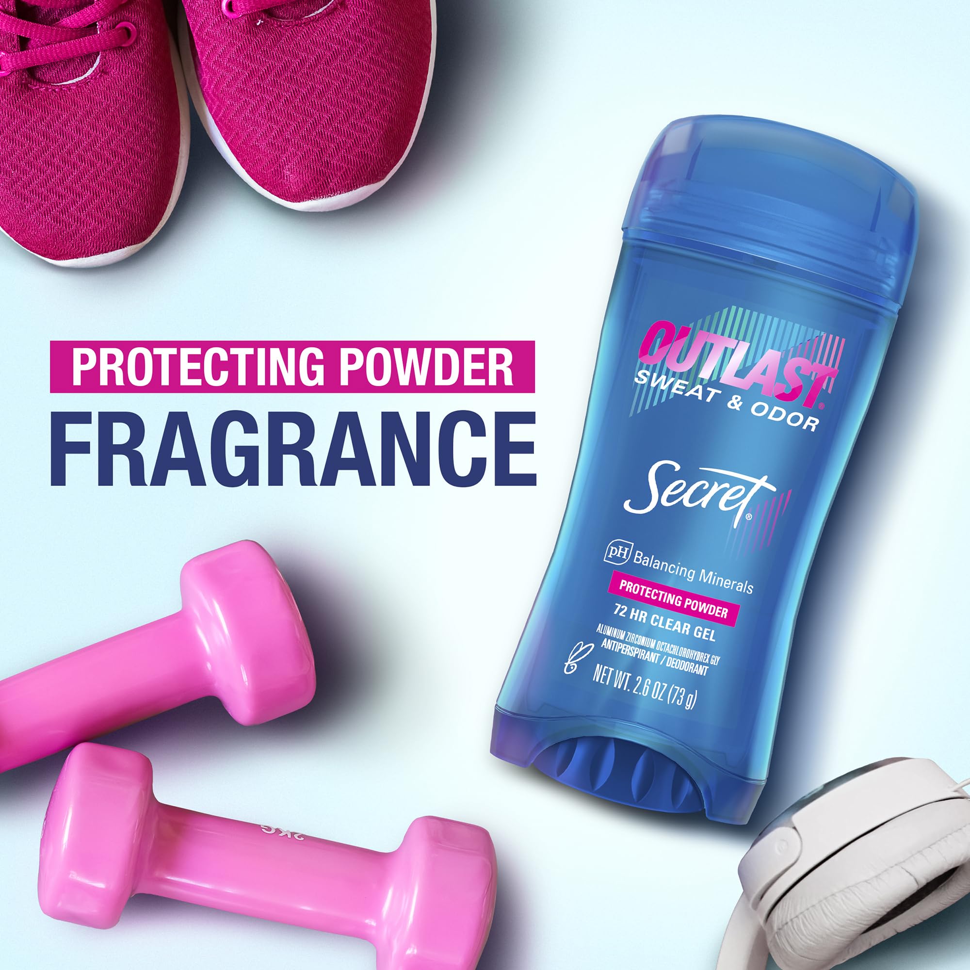 Foto 3 pulgar | Desodorante Antitranspirante Secret Outlast Gel Transparente 75 ml- Venta Internacional