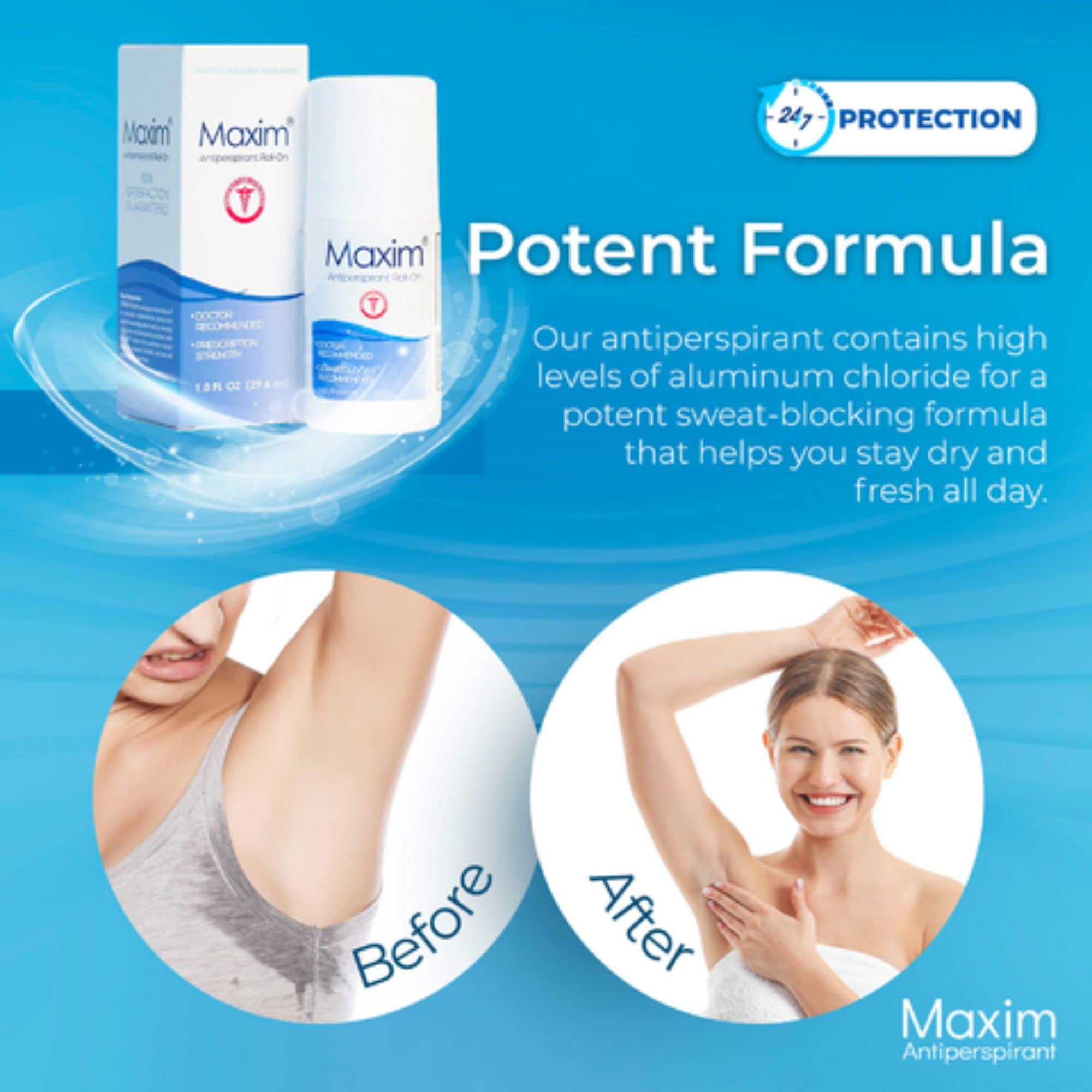 Foto 6 pulgar | Antitranspirante Maxim Clinical Strength para la Hiperhidrosis - Venta Internacional