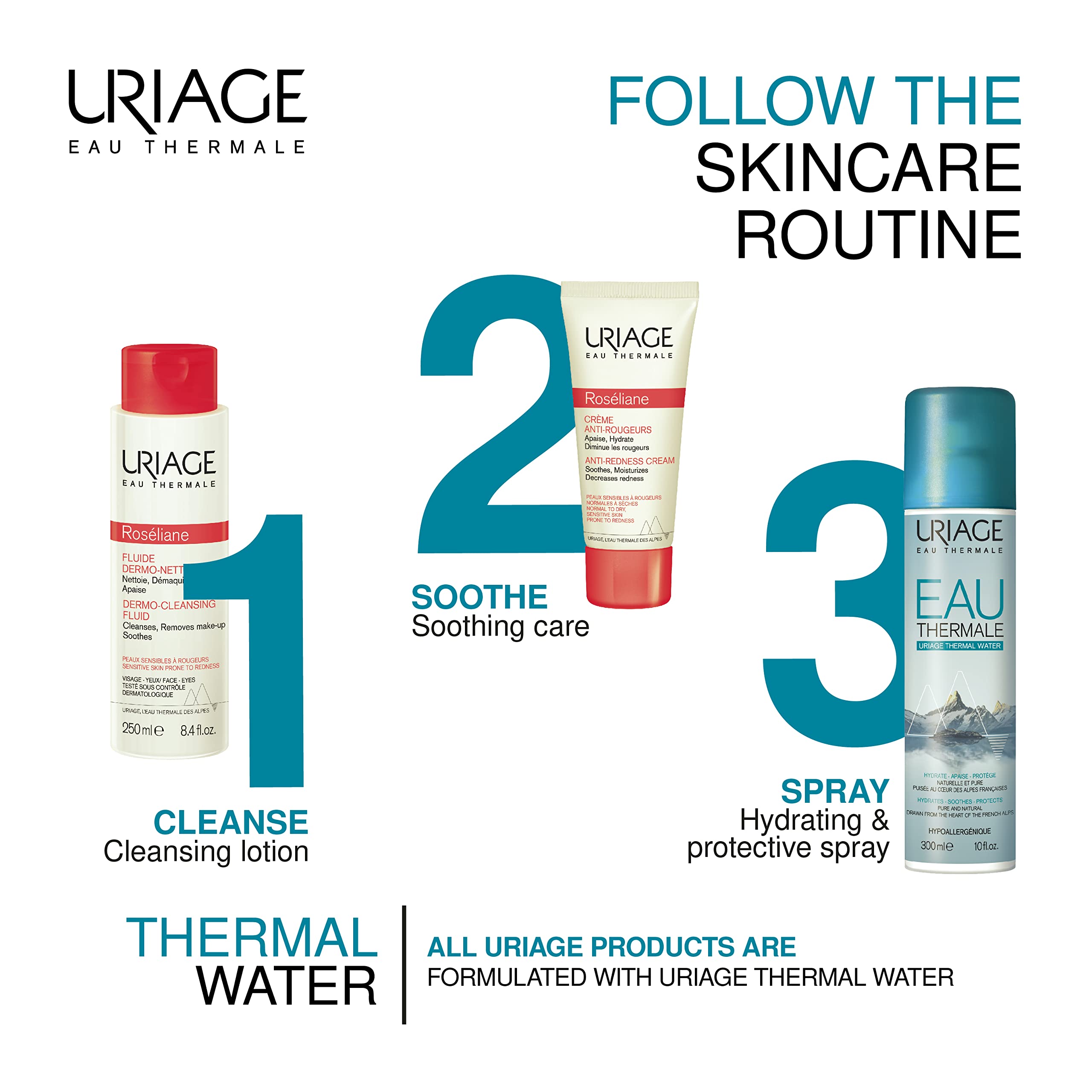Foto 8 pulgar | Crema Facial Uriage Roseliane Para Aliviar El Enrojecimiento, 40 Ml, Piel Sensible - Venta Internacional.