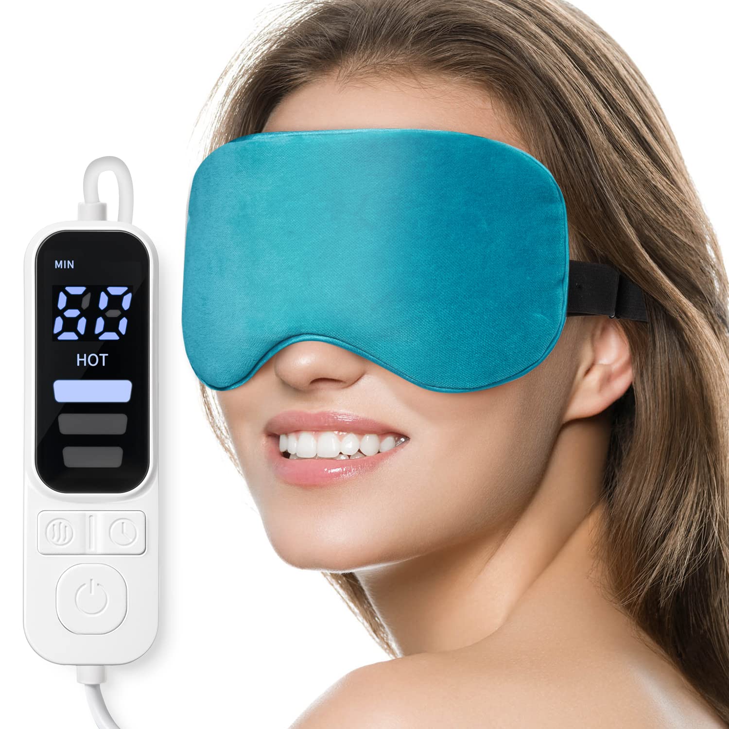 Mascarilla Térmica Ezona Usb Electric Para Ojos Secos, Migraña - Venta Internacional.