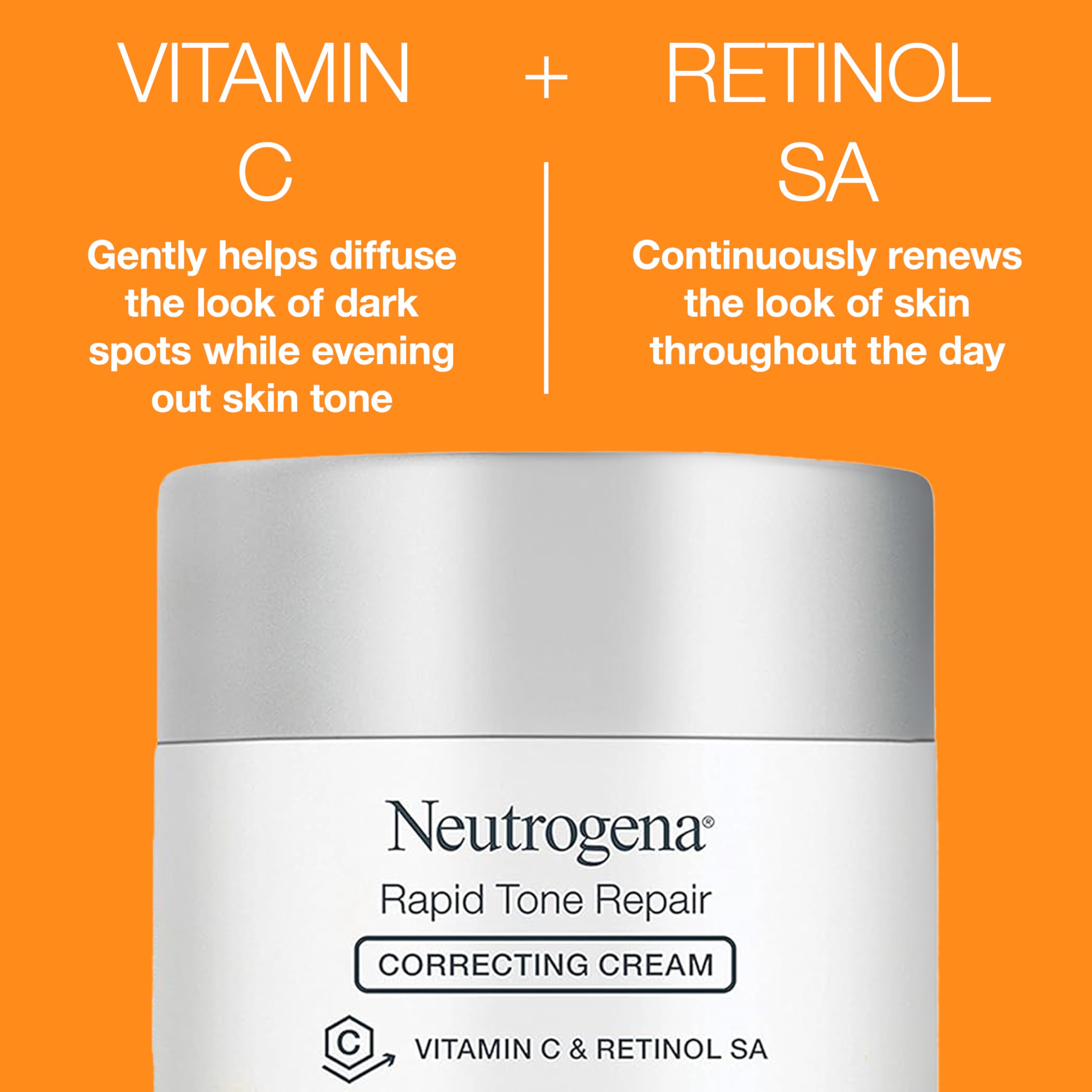 Foto 8 pulgar | Crema Neutrogena Rapid Tone Repair Con Retinol Y Vitamina C, 50 Ml - Venta Internacional.