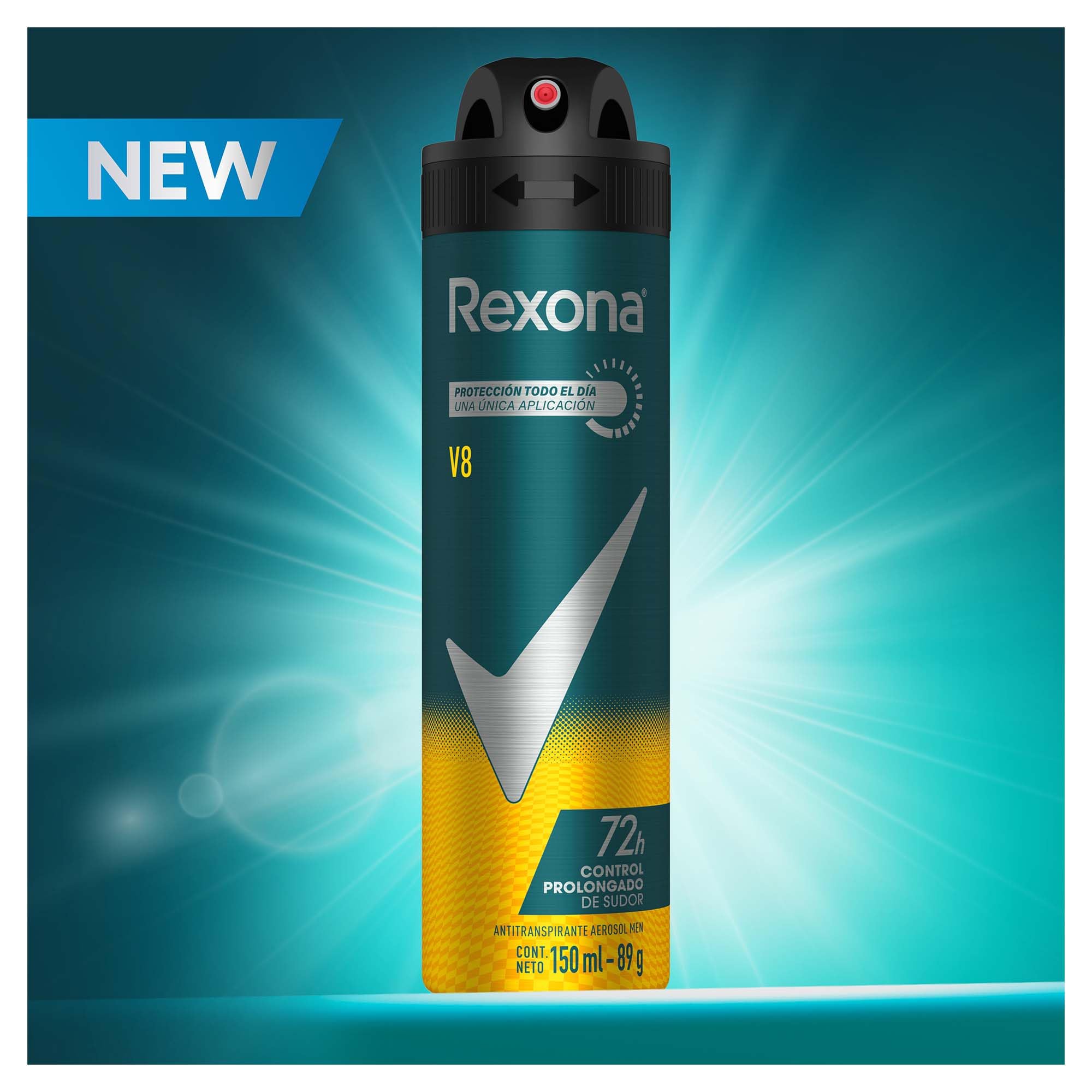 Foto 4 | Desodorante en Aerosol Rexona V8 para Hombre 150 Ml x3 - Venta Internacional