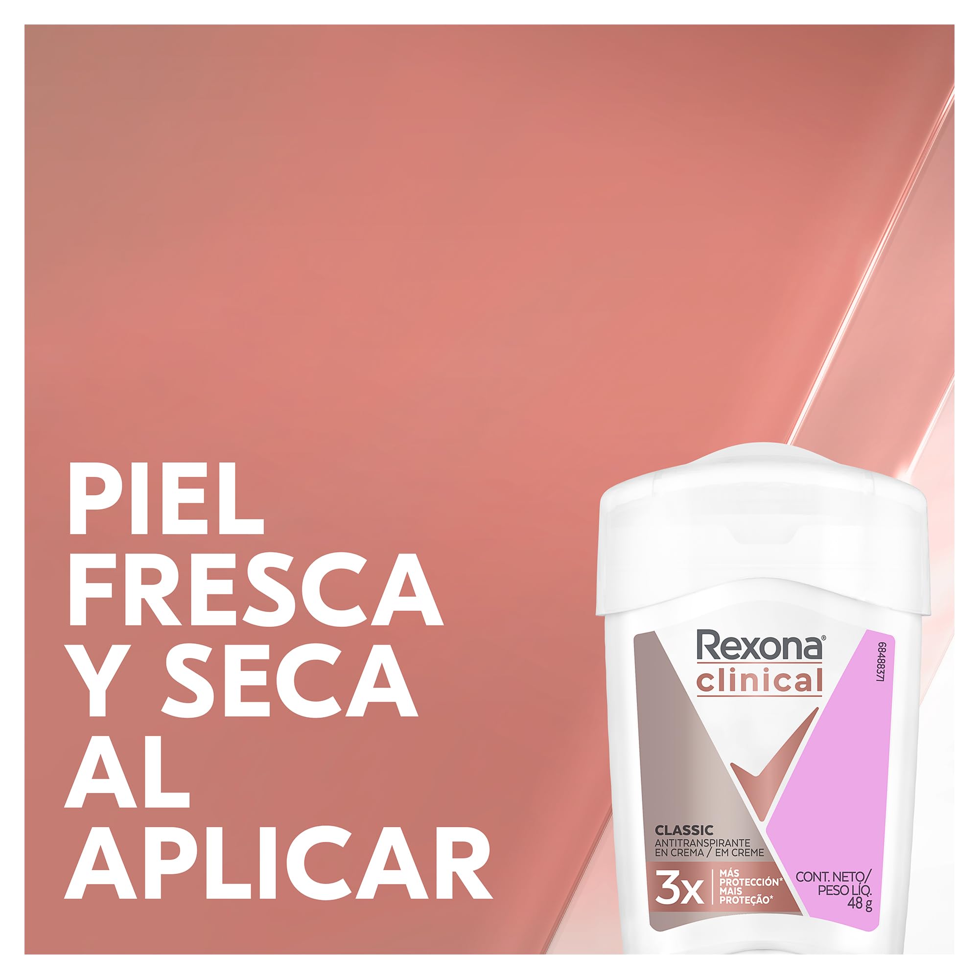 Foto 7 pulgar | Desodorante en Barra Rexona Clinical Classic de 48 g-Venta Internacional