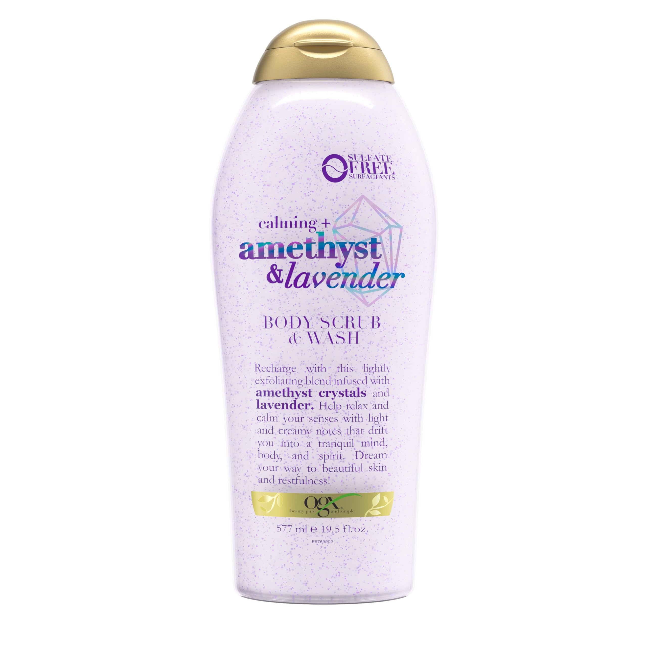 Foto 1 | Exfoliante Y Jabón Corporal Ogx Calming + Amethyst & Lavender 575 Ml - Venta Internacional.