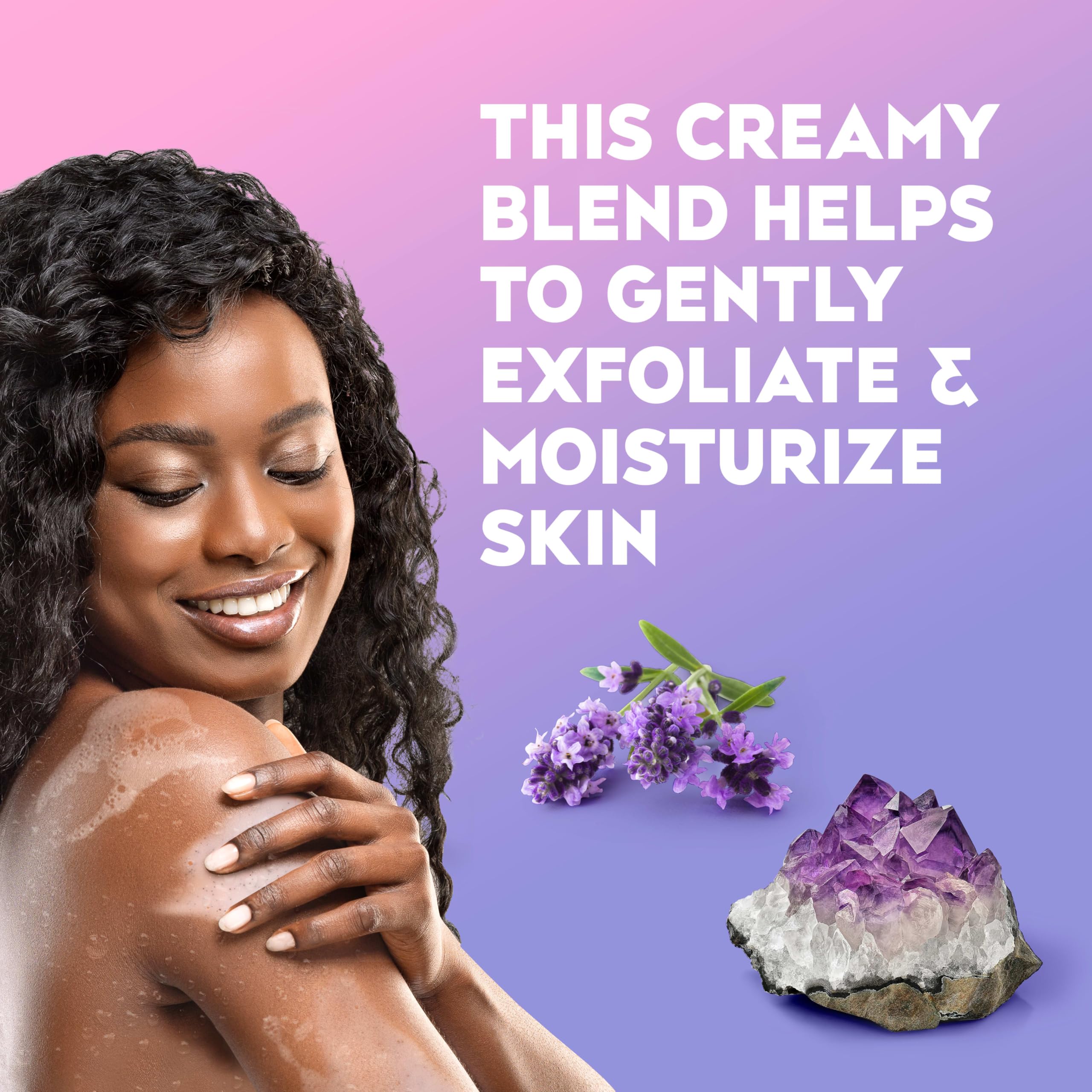 Foto 3 | Exfoliante Y Jabón Corporal Ogx Calming + Amethyst & Lavender 575 Ml - Venta Internacional.