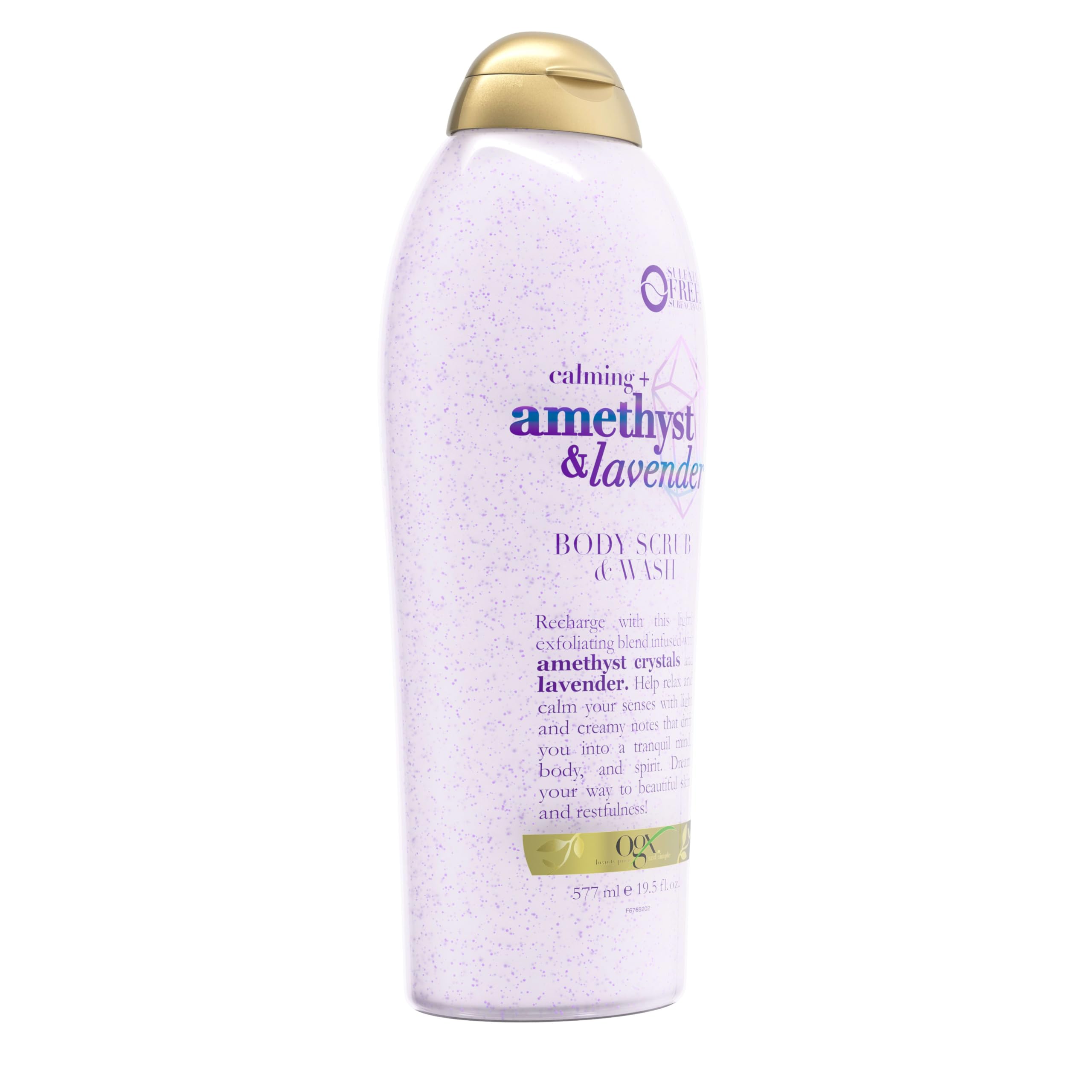 Foto 6 | Exfoliante Y Jabón Corporal Ogx Calming + Amethyst & Lavender 575 Ml - Venta Internacional.