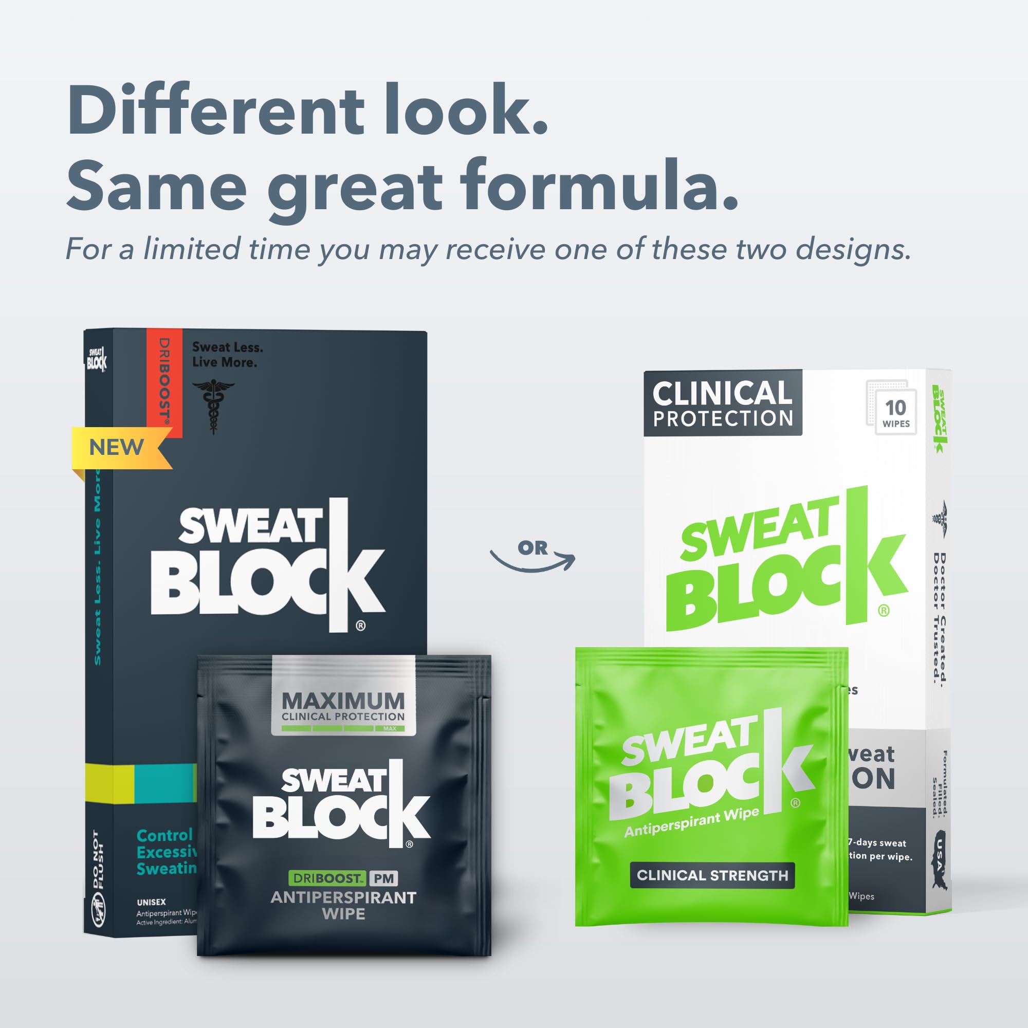 Foto 3 pulgar | Toallitas Antitranspirantes Sweatblock Max Clinical 10 Unidades - Venta Internacional